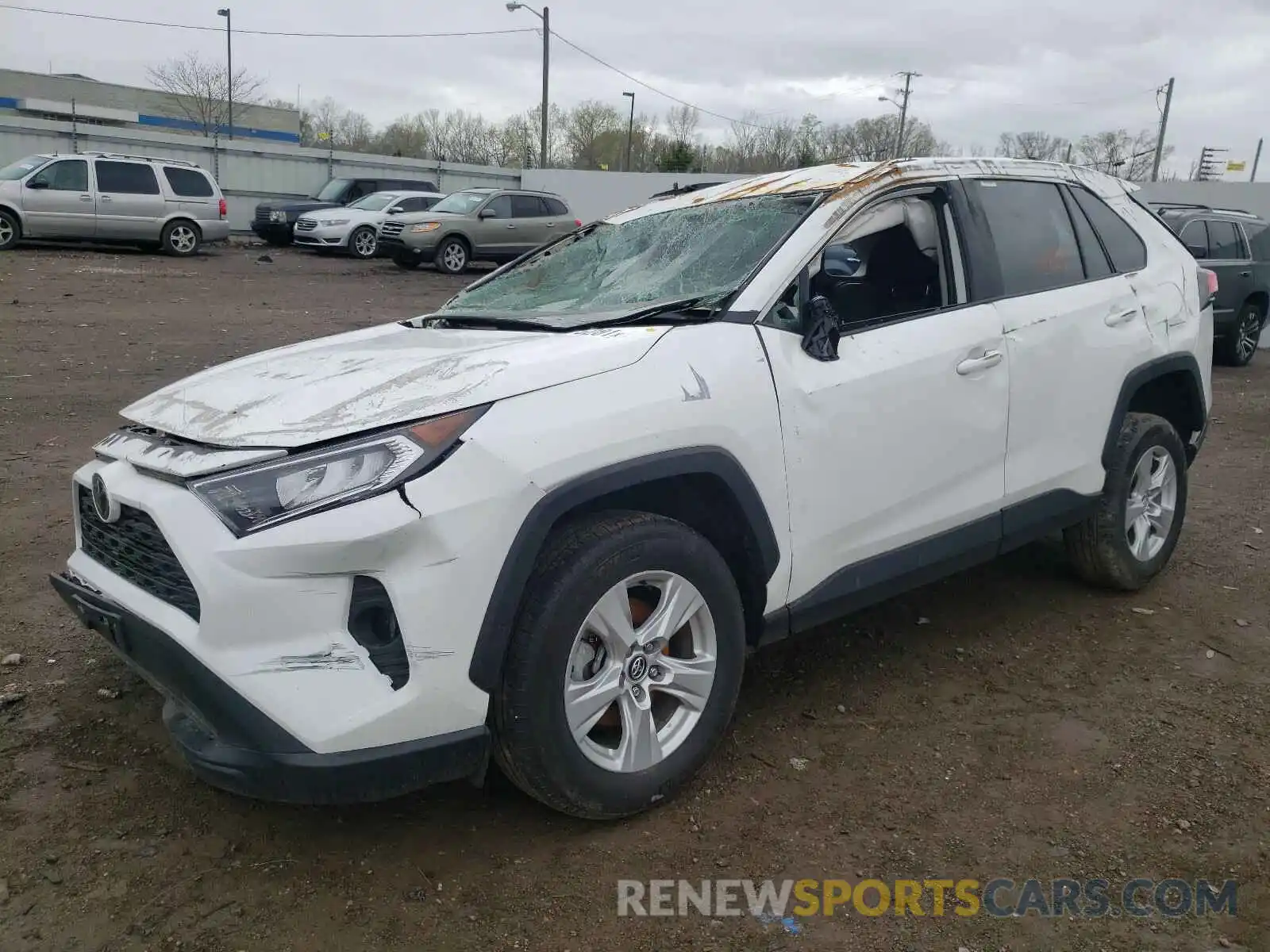 2 Фотография поврежденного автомобиля 2T3P1RFV0MW164157 TOYOTA RAV4 2021