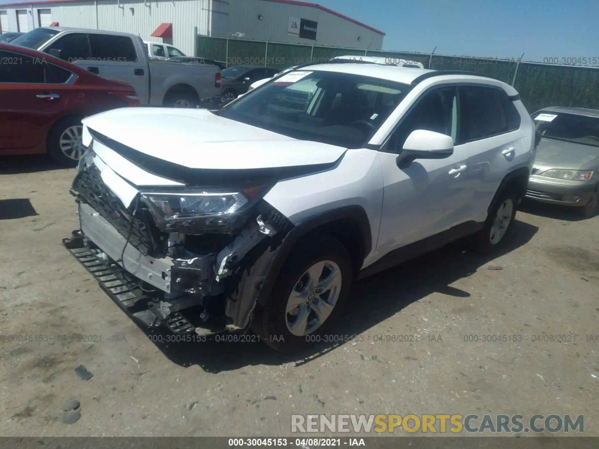 2 Photograph of a damaged car 2T3P1RFV0MW170458 TOYOTA RAV4 2021