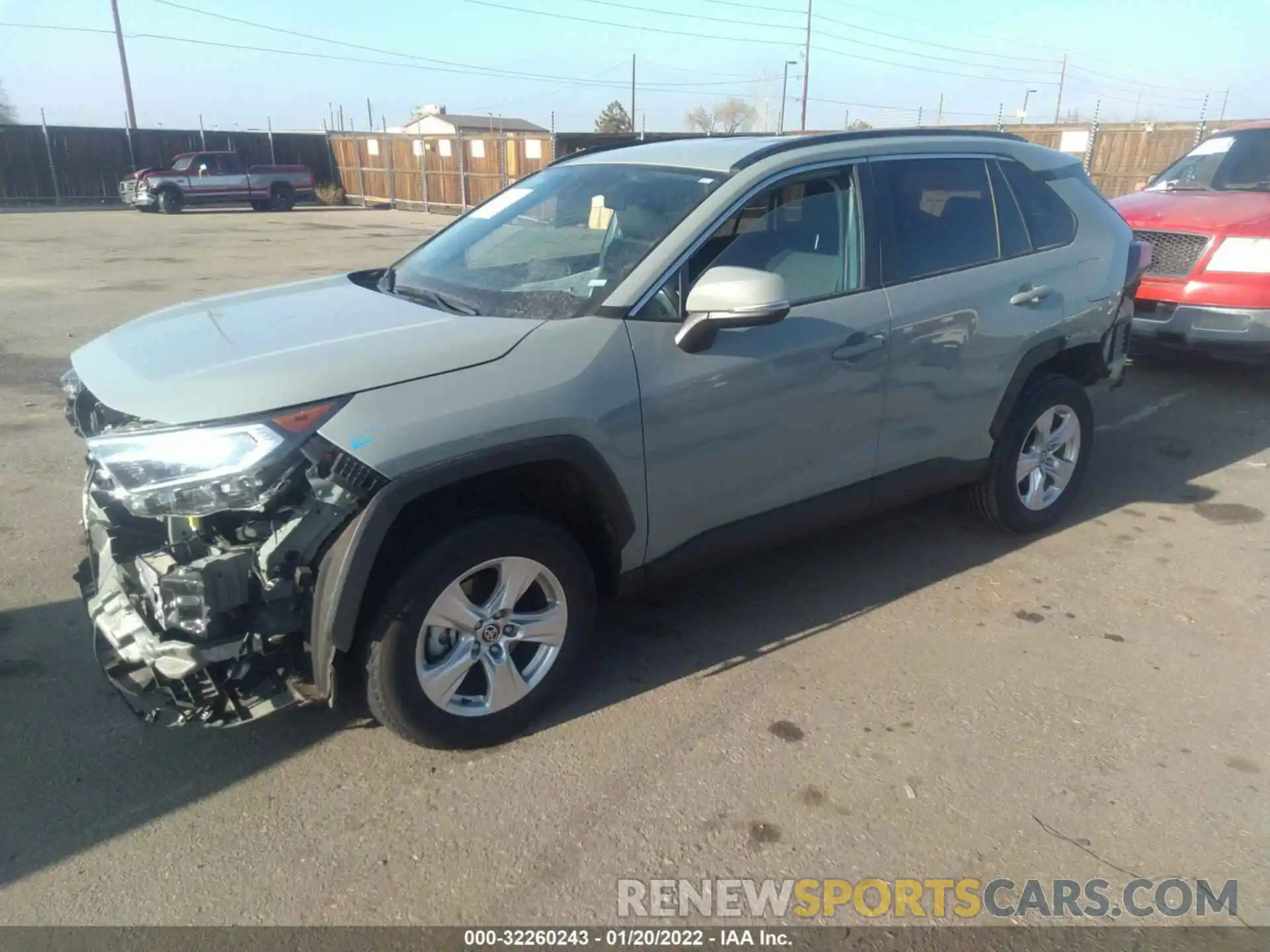 2 Photograph of a damaged car 2T3P1RFV0MW175093 TOYOTA RAV4 2021