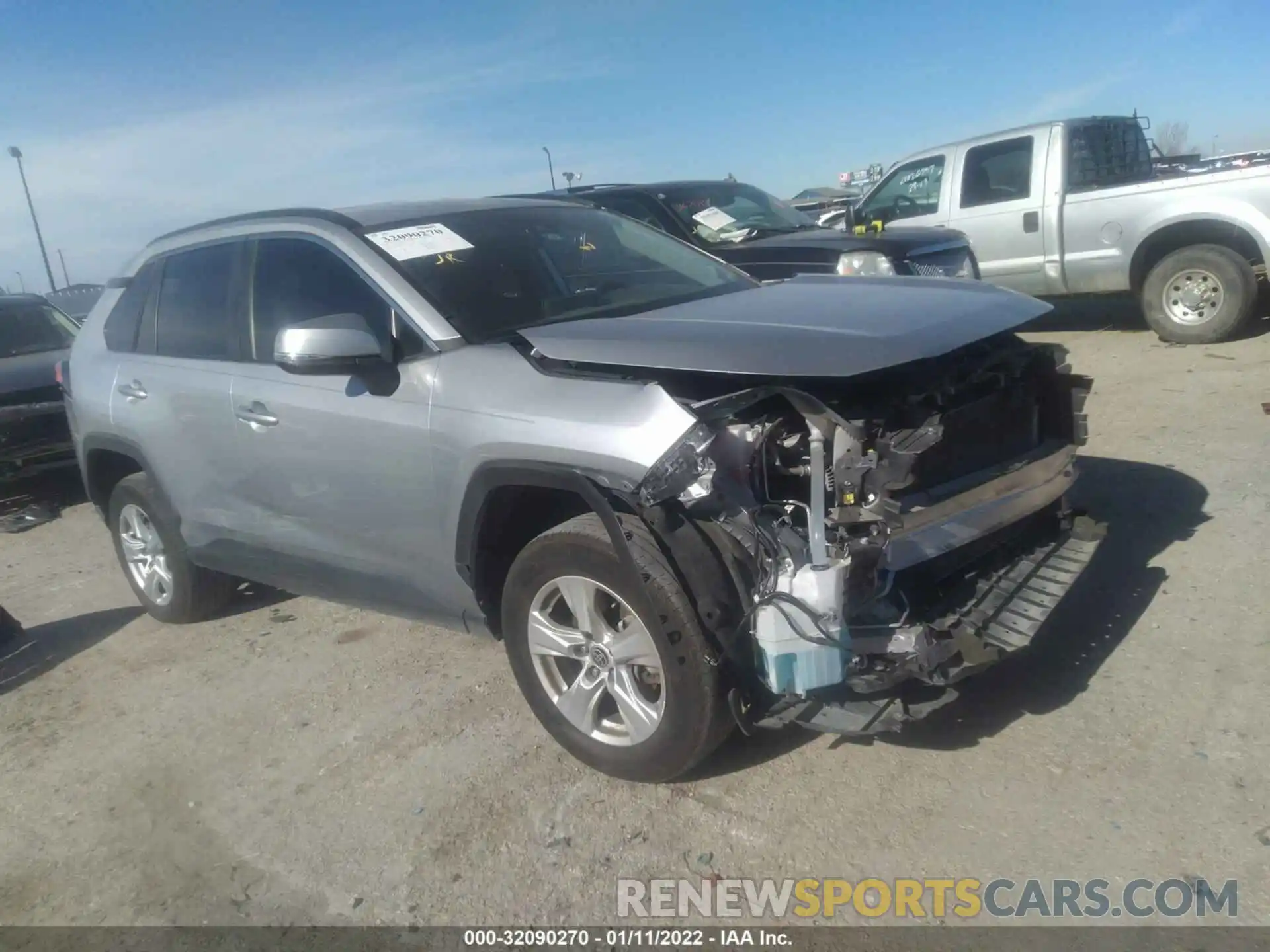 1 Photograph of a damaged car 2T3P1RFV0MW175207 TOYOTA RAV4 2021