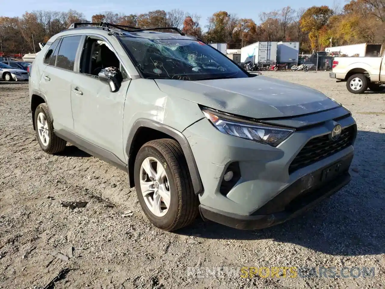 1 Photograph of a damaged car 2T3P1RFV0MW187647 TOYOTA RAV4 2021