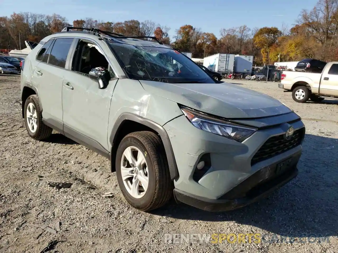 9 Photograph of a damaged car 2T3P1RFV0MW187647 TOYOTA RAV4 2021