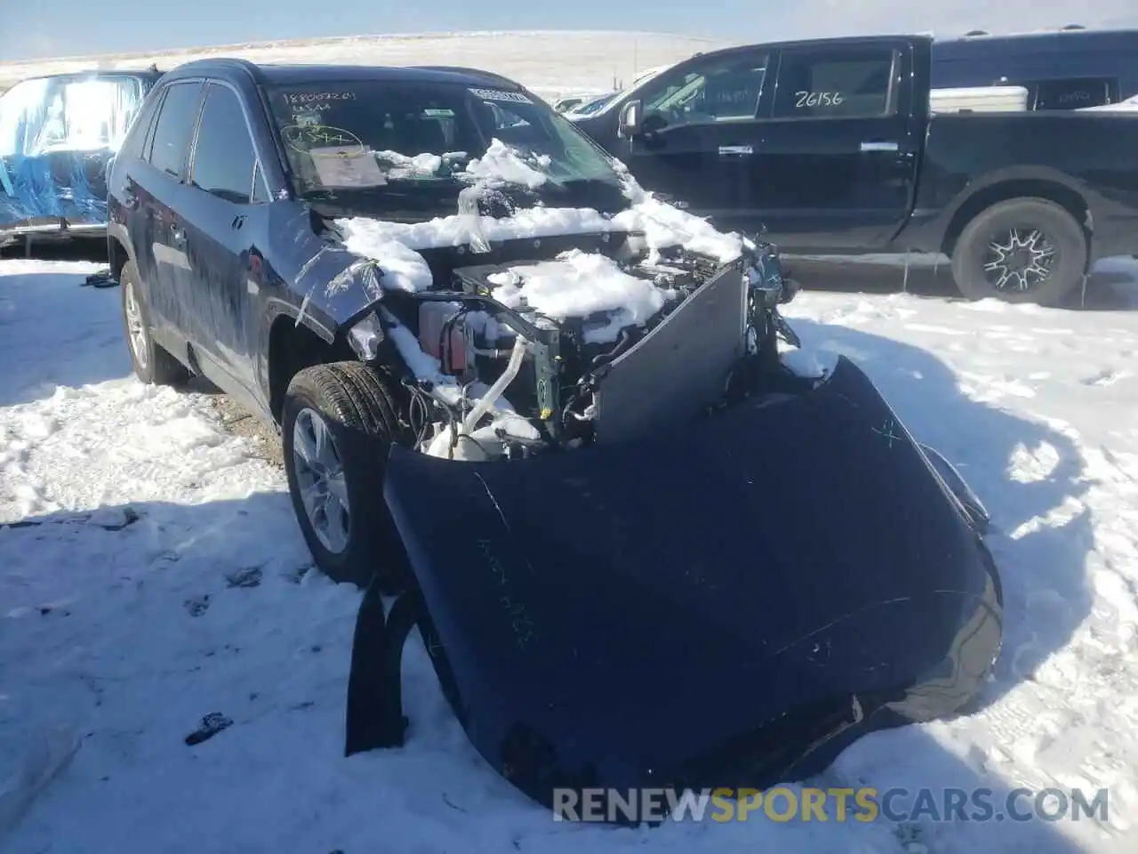 1 Photograph of a damaged car 2T3P1RFV0MW200154 TOYOTA RAV4 2021