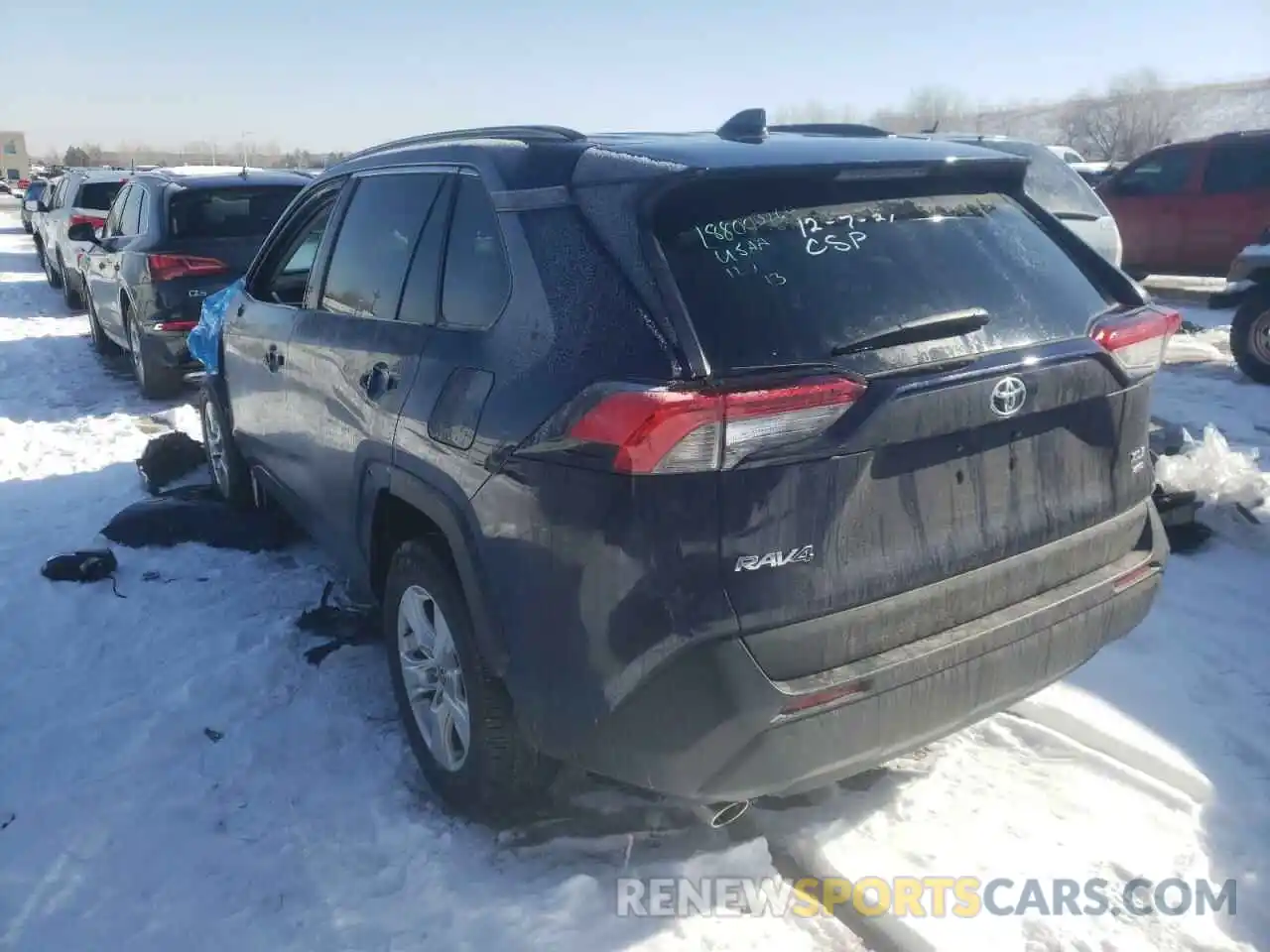 3 Photograph of a damaged car 2T3P1RFV0MW200154 TOYOTA RAV4 2021