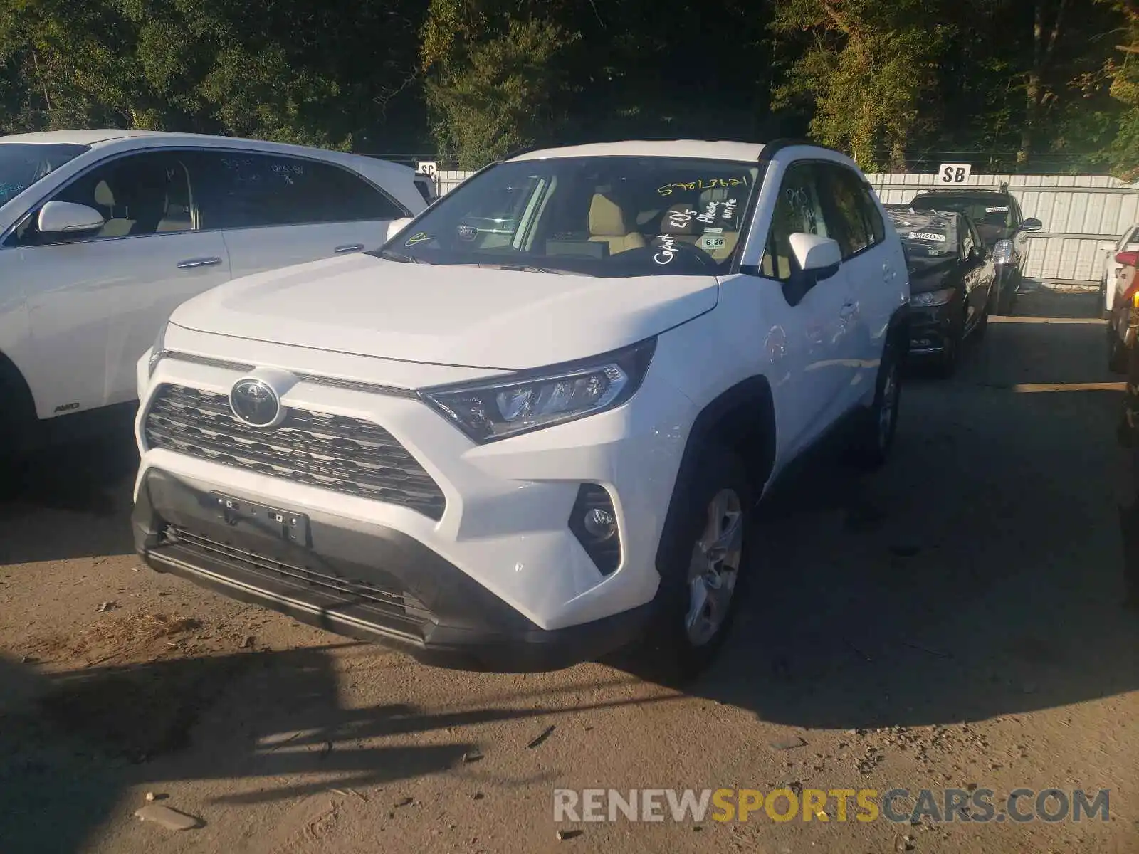 2 Photograph of a damaged car 2T3P1RFV0MW204219 TOYOTA RAV4 2021