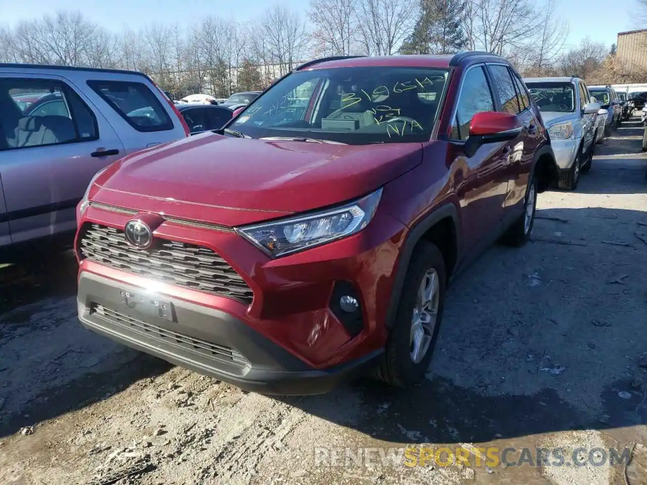 2 Фотография поврежденного автомобиля 2T3P1RFV0MW212742 TOYOTA RAV4 2021