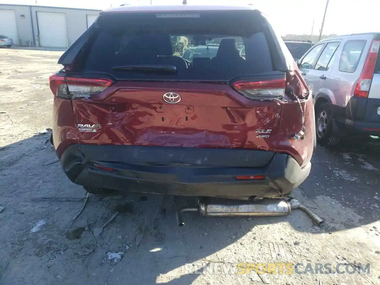 9 Фотография поврежденного автомобиля 2T3P1RFV0MW212742 TOYOTA RAV4 2021