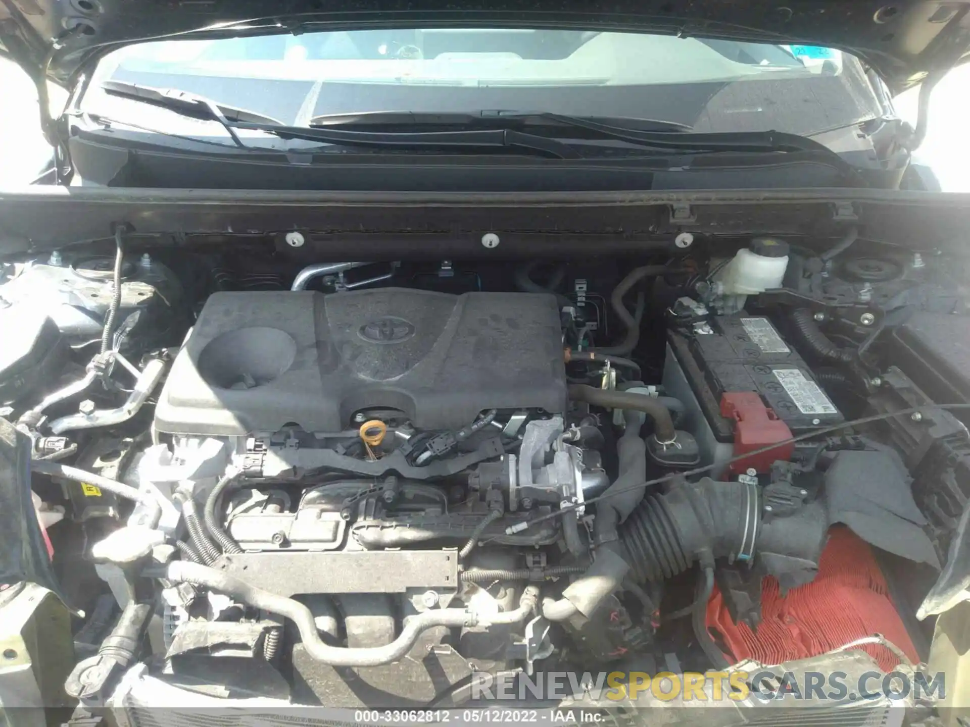 10 Фотография поврежденного автомобиля 2T3P1RFV0MW213499 TOYOTA RAV4 2021