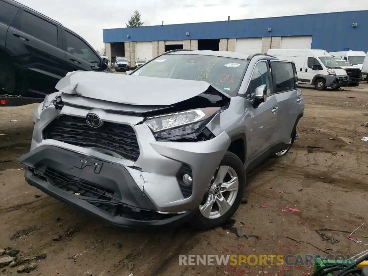 2 Фотография поврежденного автомобиля 2T3P1RFV0MW214104 TOYOTA RAV4 2021