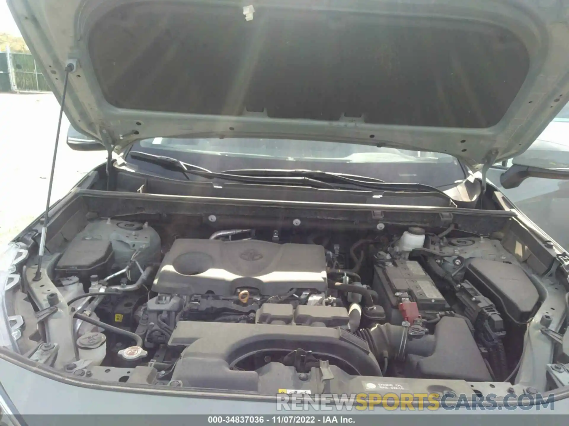 10 Фотография поврежденного автомобиля 2T3P1RFV0MW214507 TOYOTA RAV4 2021