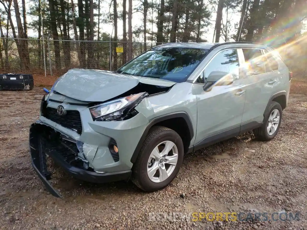 2 Photograph of a damaged car 2T3P1RFV0MW215219 TOYOTA RAV4 2021