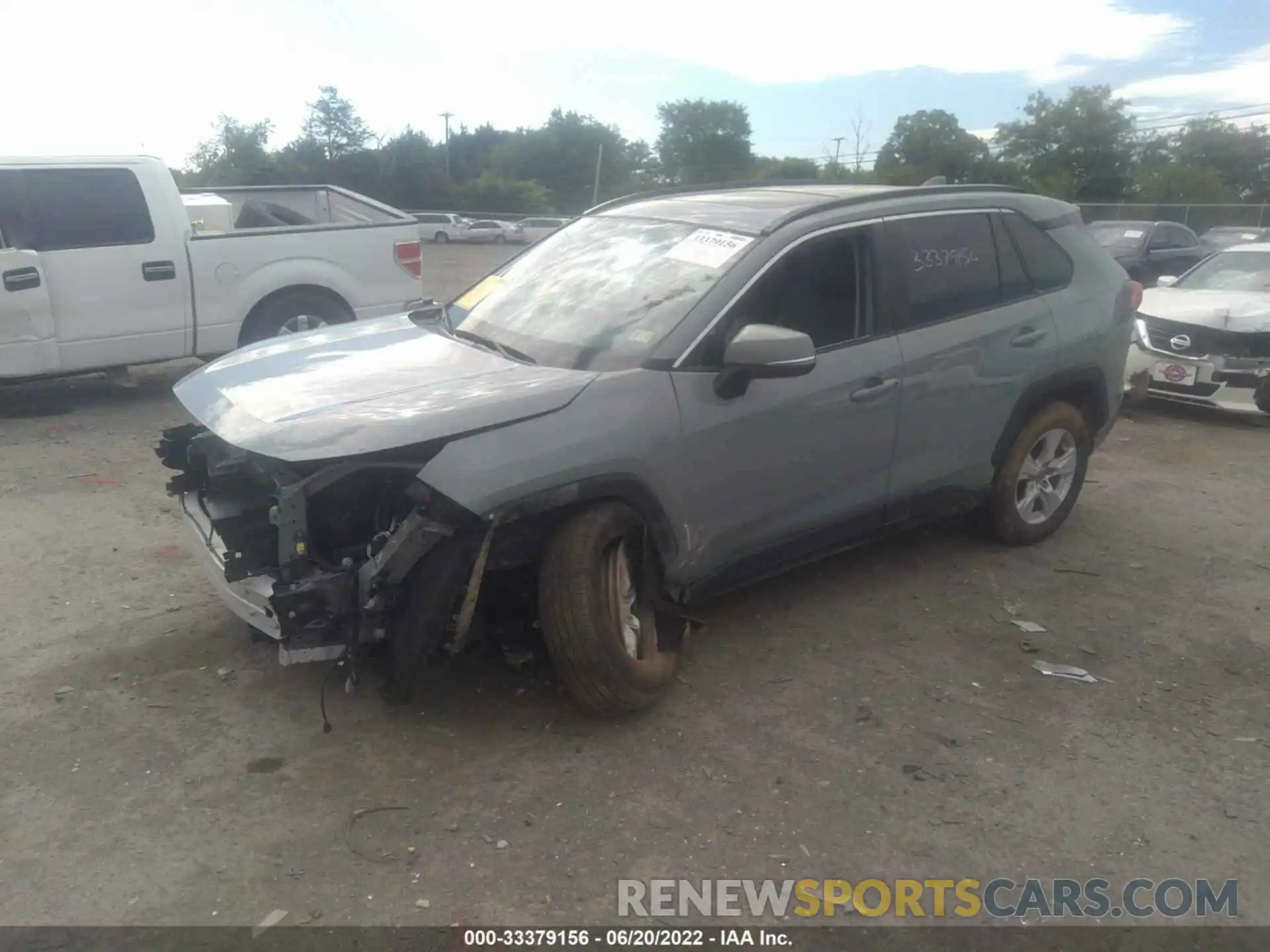 2 Photograph of a damaged car 2T3P1RFV0MW217276 TOYOTA RAV4 2021