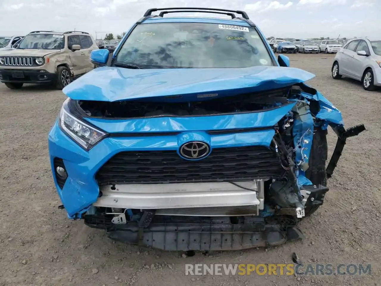 9 Фотография поврежденного автомобиля 2T3P1RFV0MW238564 TOYOTA RAV4 2021