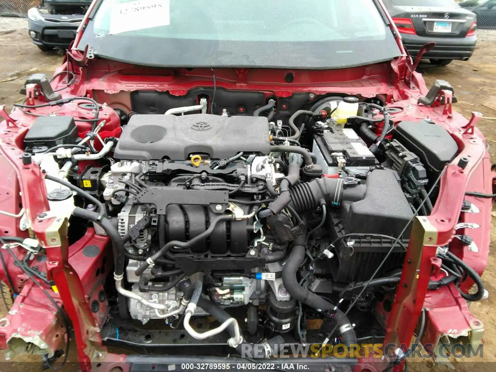 10 Фотография поврежденного автомобиля 2T3P1RFV0MW241240 TOYOTA RAV4 2021