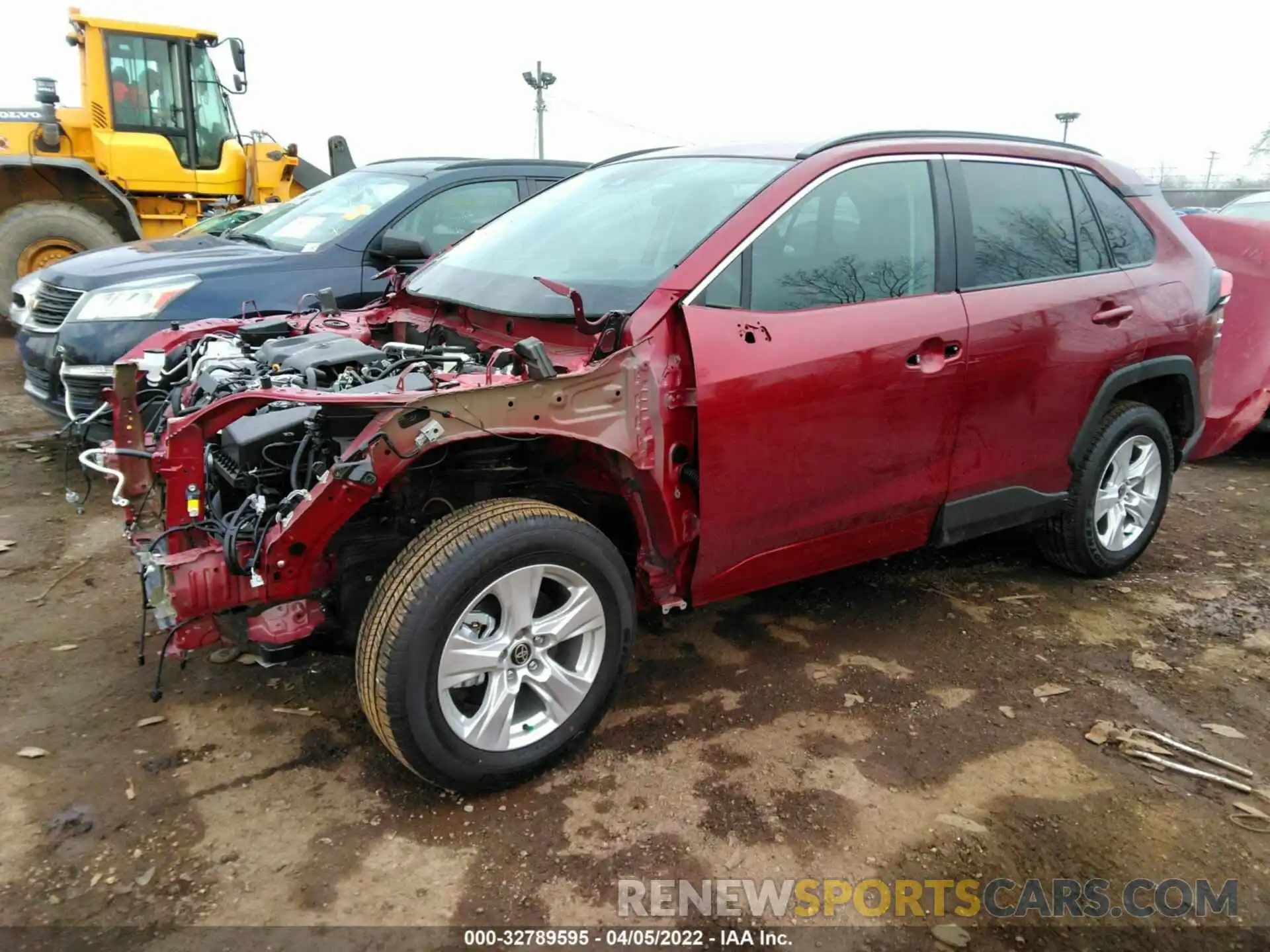 2 Фотография поврежденного автомобиля 2T3P1RFV0MW241240 TOYOTA RAV4 2021