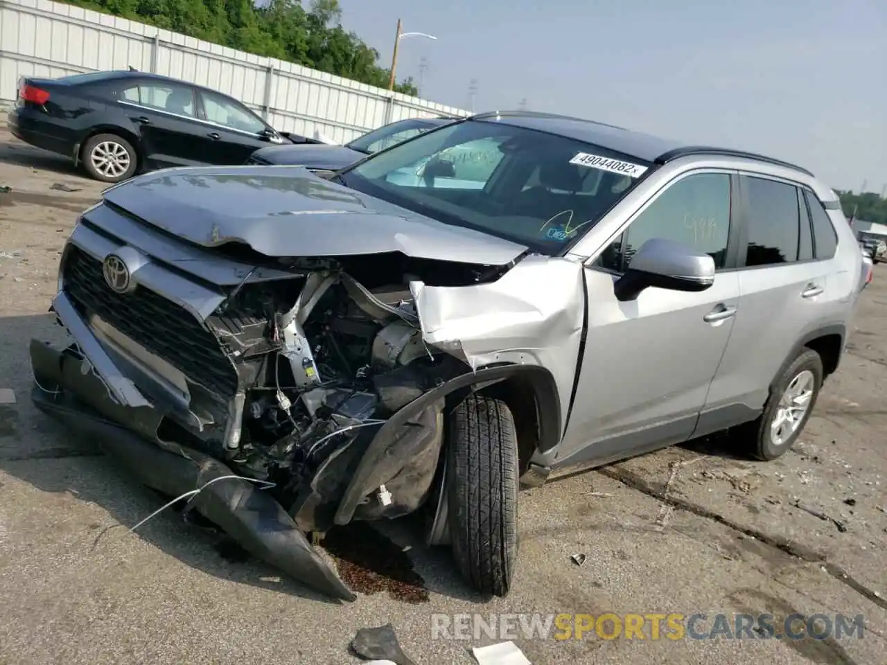 2 Photograph of a damaged car 2T3P1RFV0MW245305 TOYOTA RAV4 2021