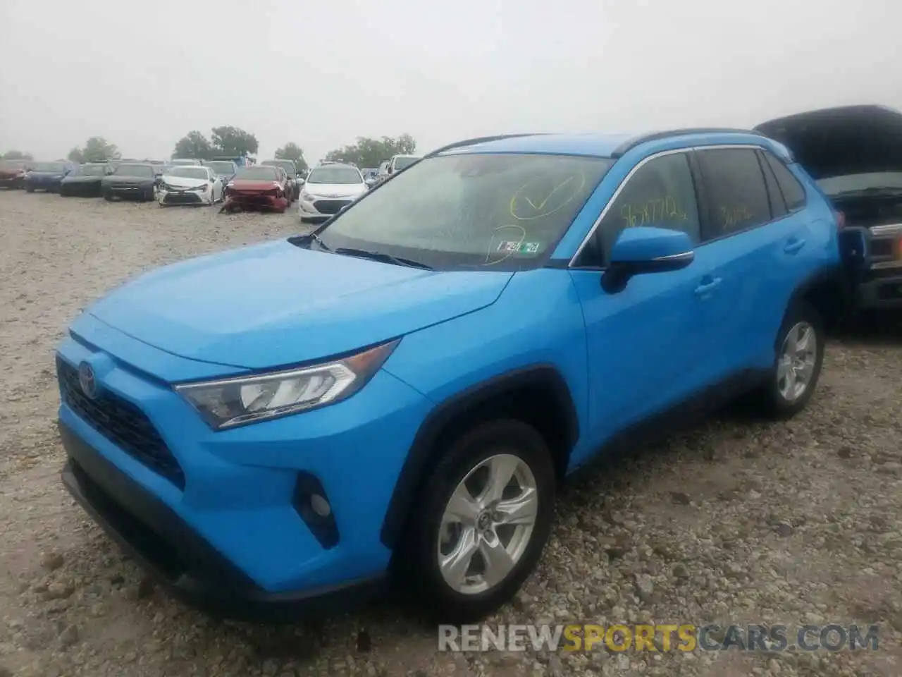 2 Фотография поврежденного автомобиля 2T3P1RFV1MC145411 TOYOTA RAV4 2021