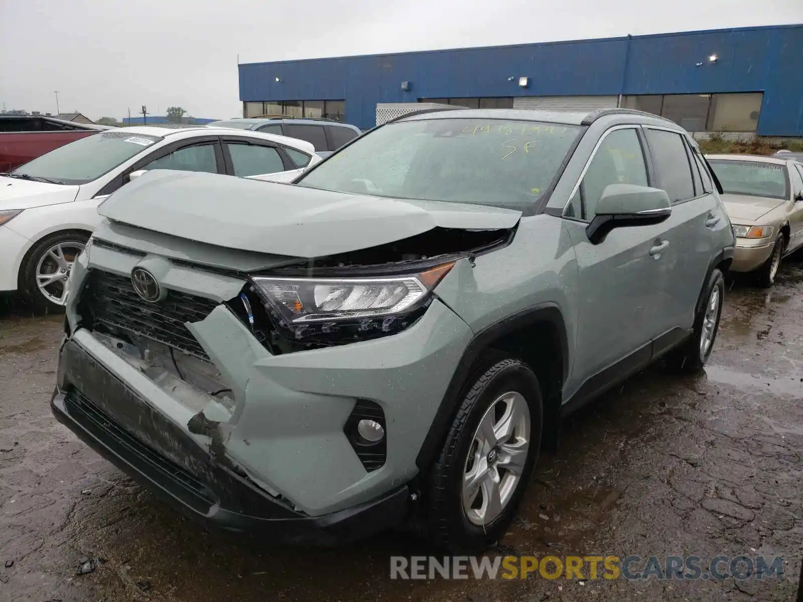 2 Photograph of a damaged car 2T3P1RFV1MC148860 TOYOTA RAV4 2021