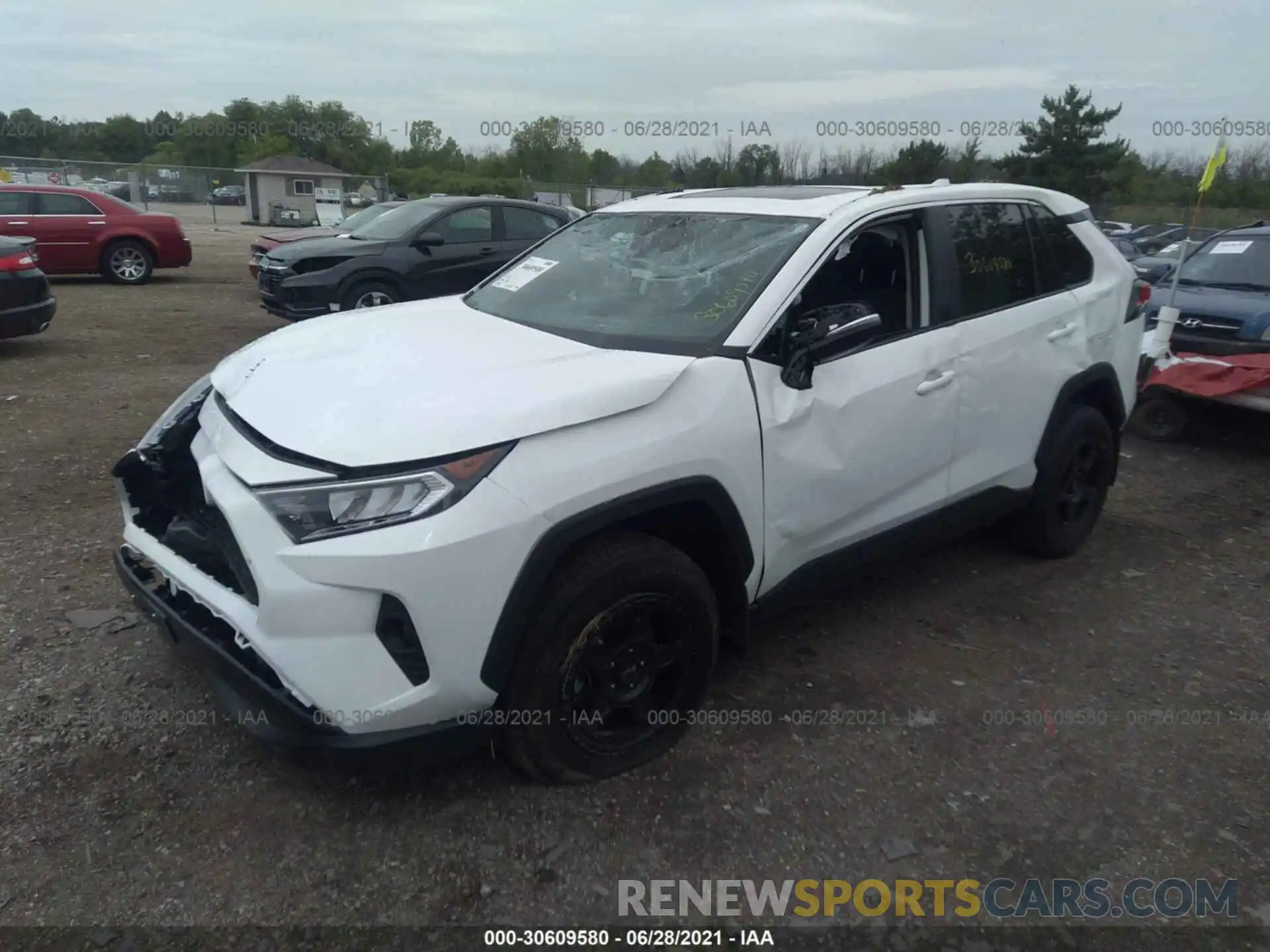 2 Photograph of a damaged car 2T3P1RFV1MC149541 TOYOTA RAV4 2021