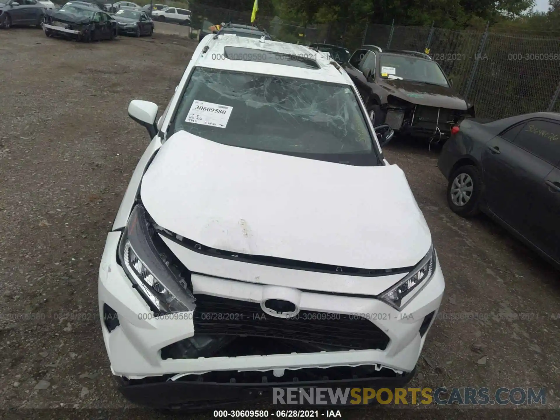 6 Photograph of a damaged car 2T3P1RFV1MC149541 TOYOTA RAV4 2021