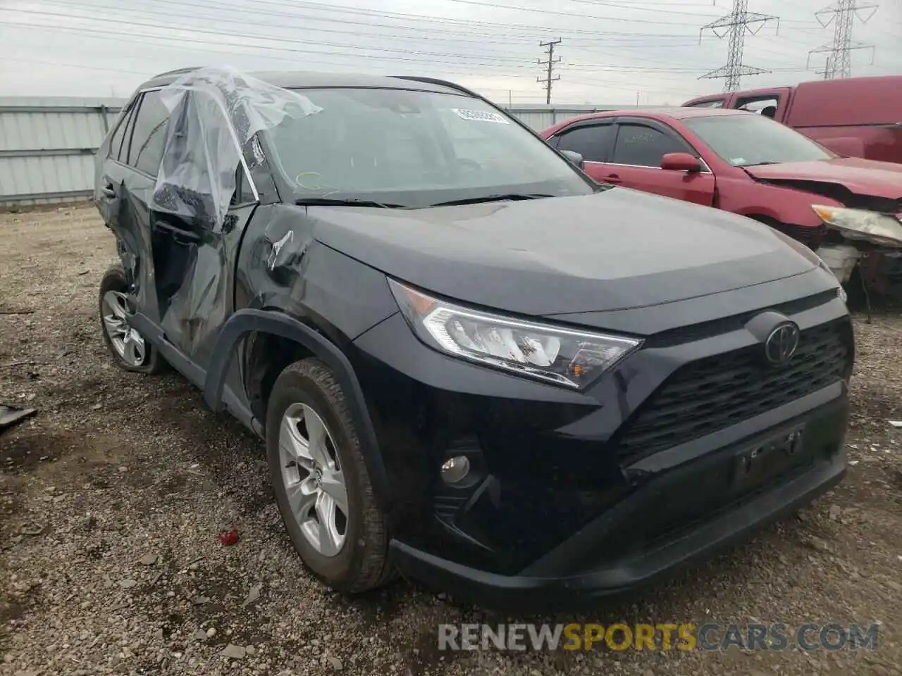 1 Photograph of a damaged car 2T3P1RFV1MC158496 TOYOTA RAV4 2021