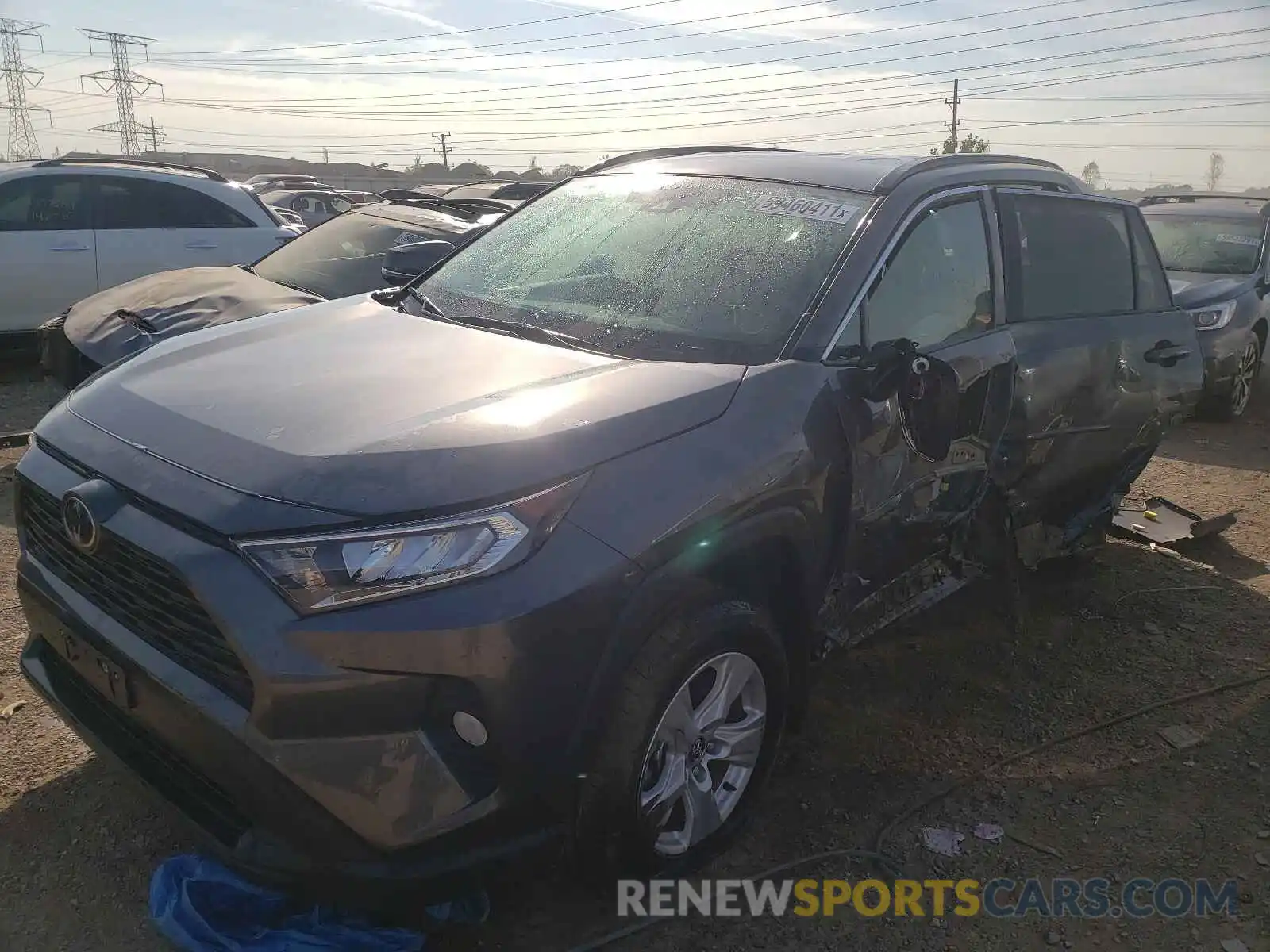 2 Photograph of a damaged car 2T3P1RFV1MC164623 TOYOTA RAV4 2021