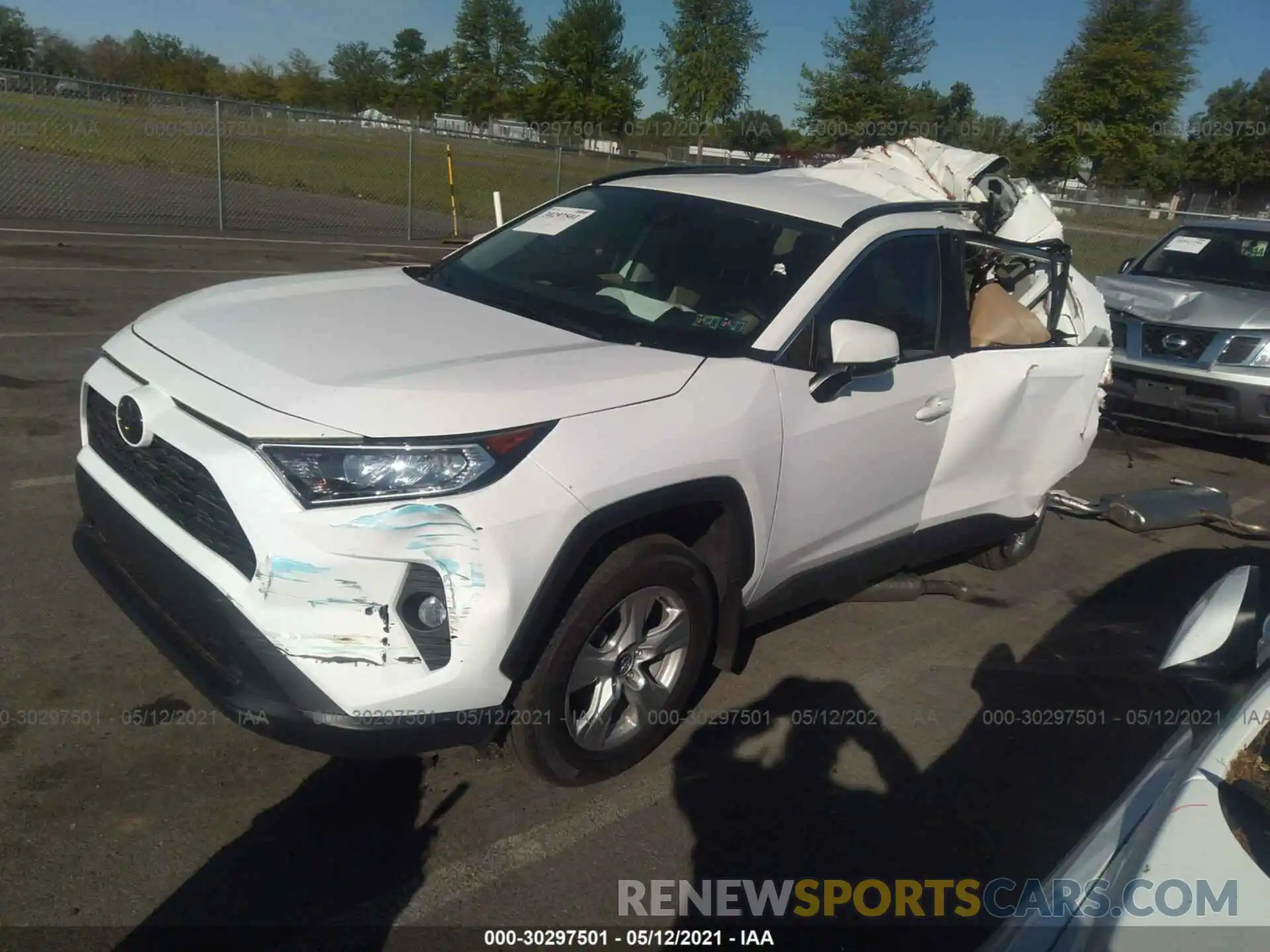 2 Photograph of a damaged car 2T3P1RFV1MC167408 TOYOTA RAV4 2021