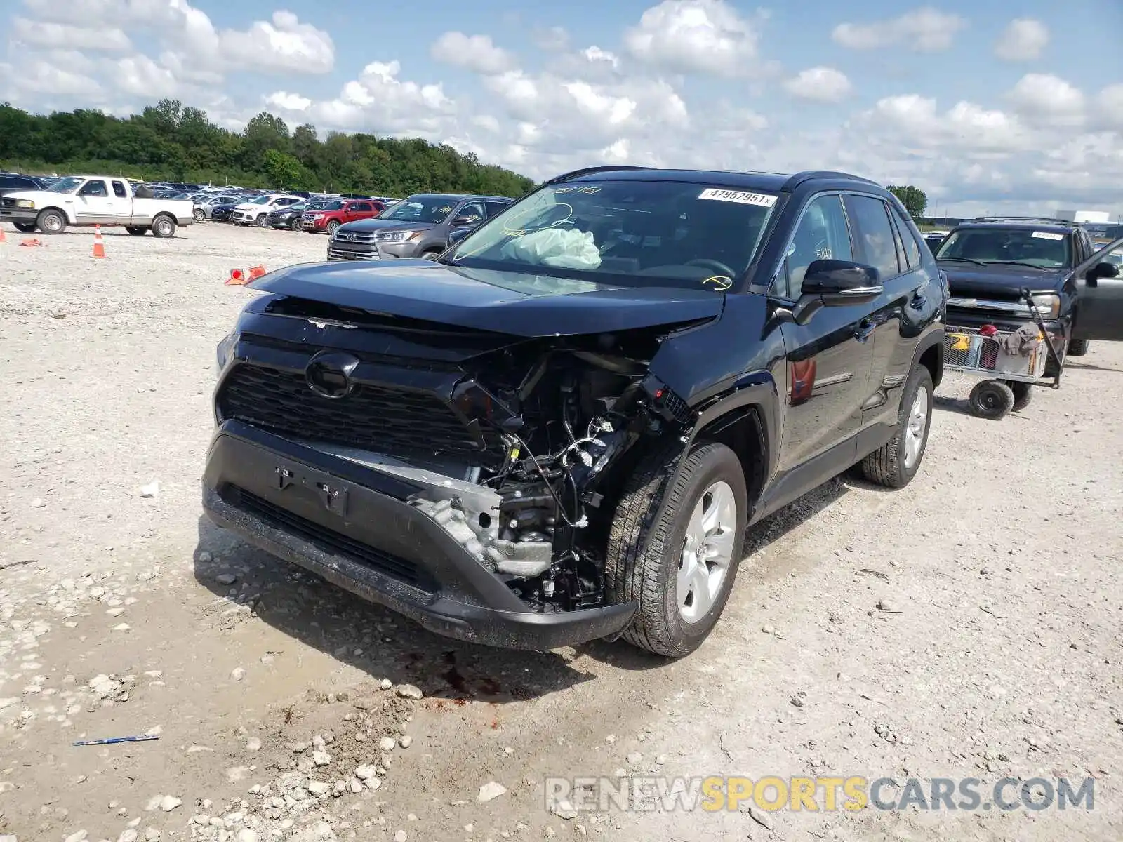 2 Photograph of a damaged car 2T3P1RFV1MC171510 TOYOTA RAV4 2021