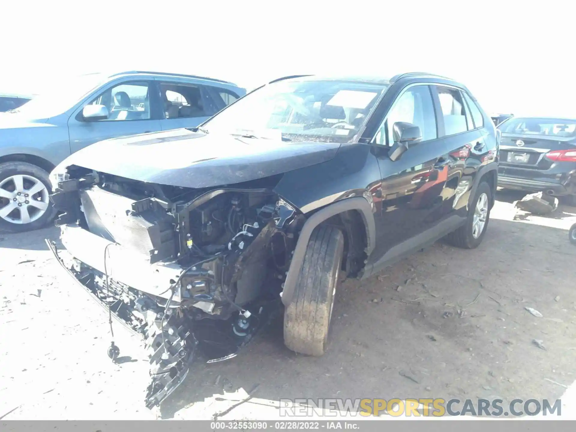 2 Photograph of a damaged car 2T3P1RFV1MC185228 TOYOTA RAV4 2021