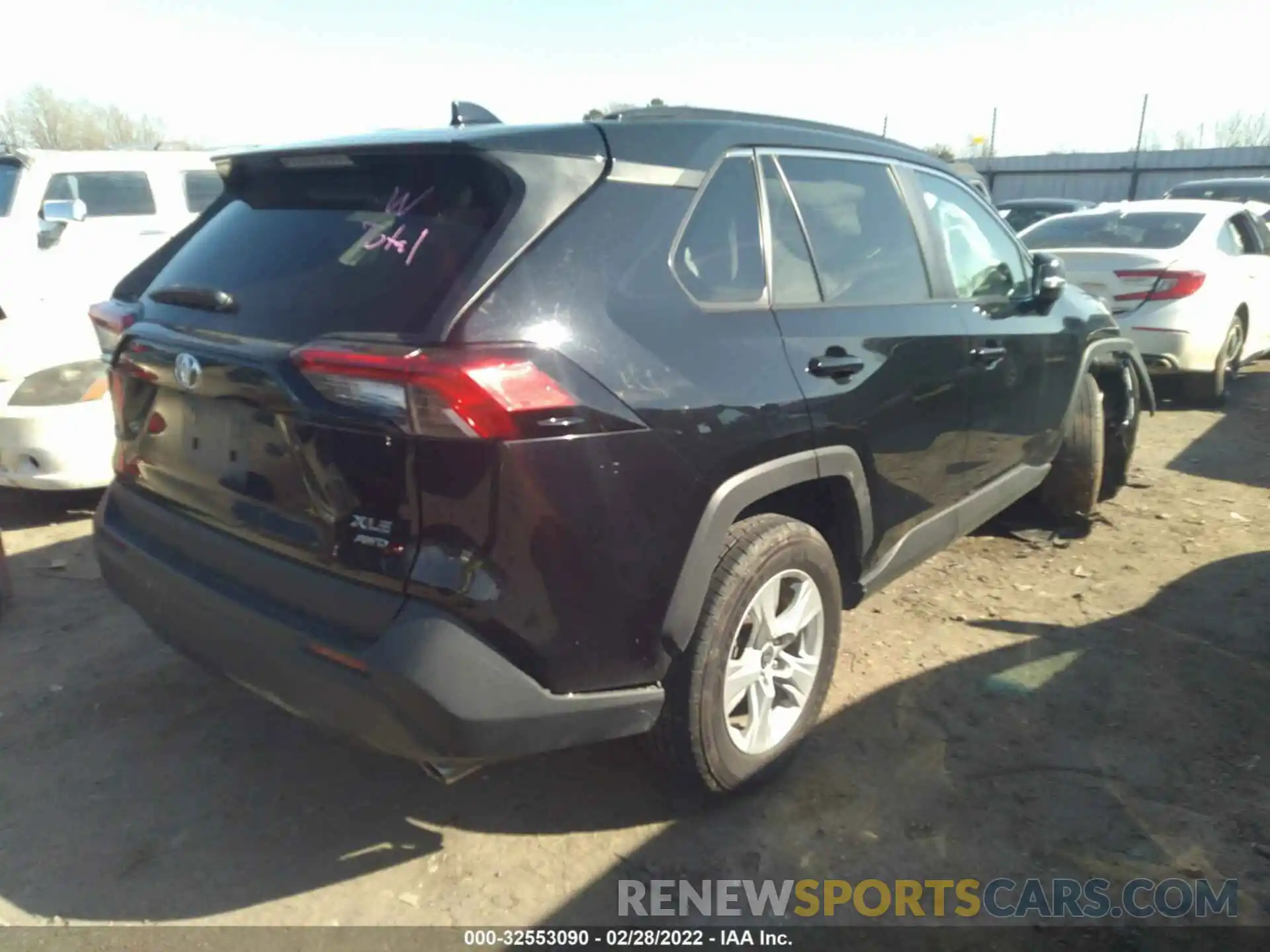 4 Фотография поврежденного автомобиля 2T3P1RFV1MC185228 TOYOTA RAV4 2021