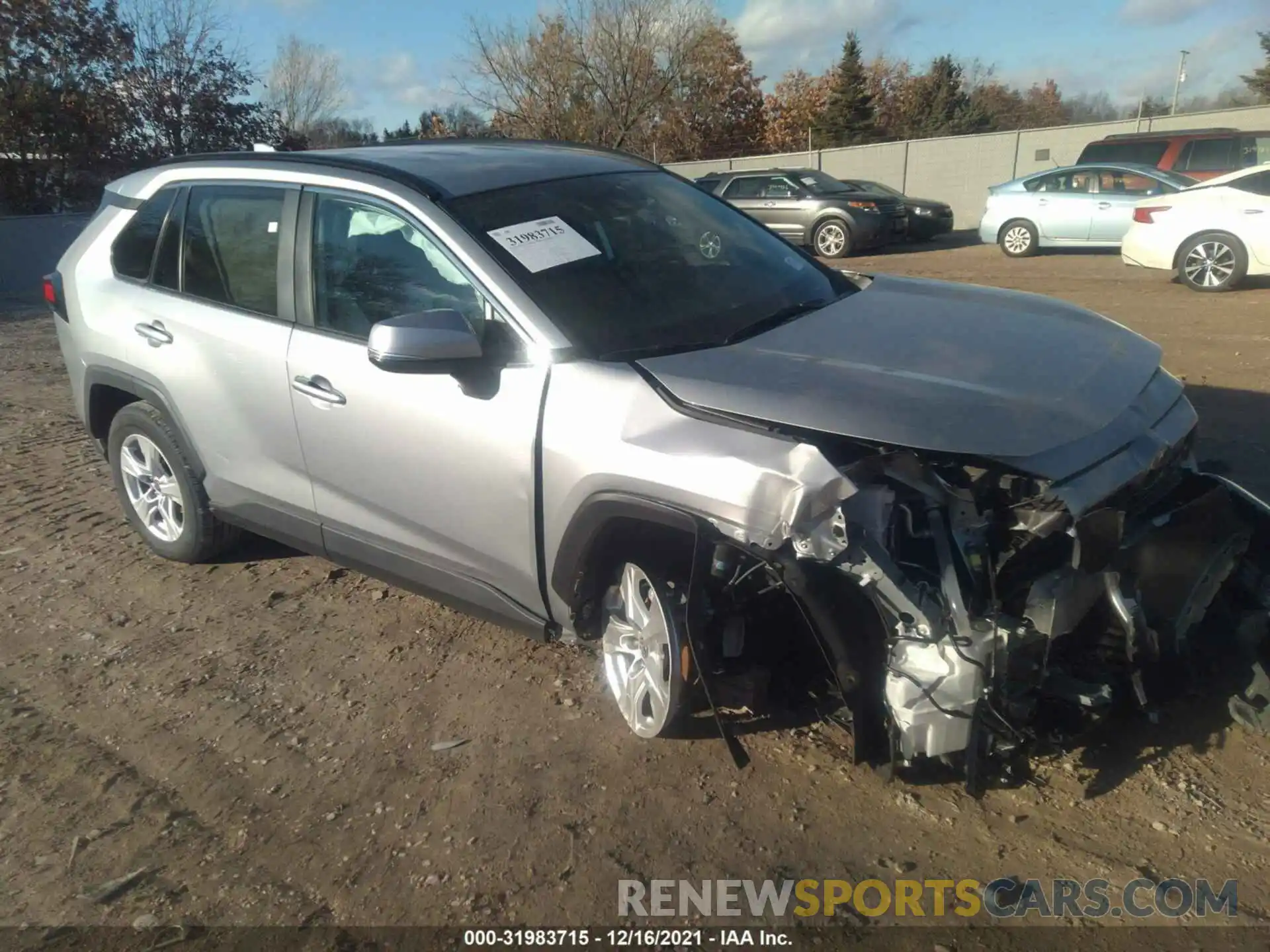 1 Photograph of a damaged car 2T3P1RFV1MC193796 TOYOTA RAV4 2021