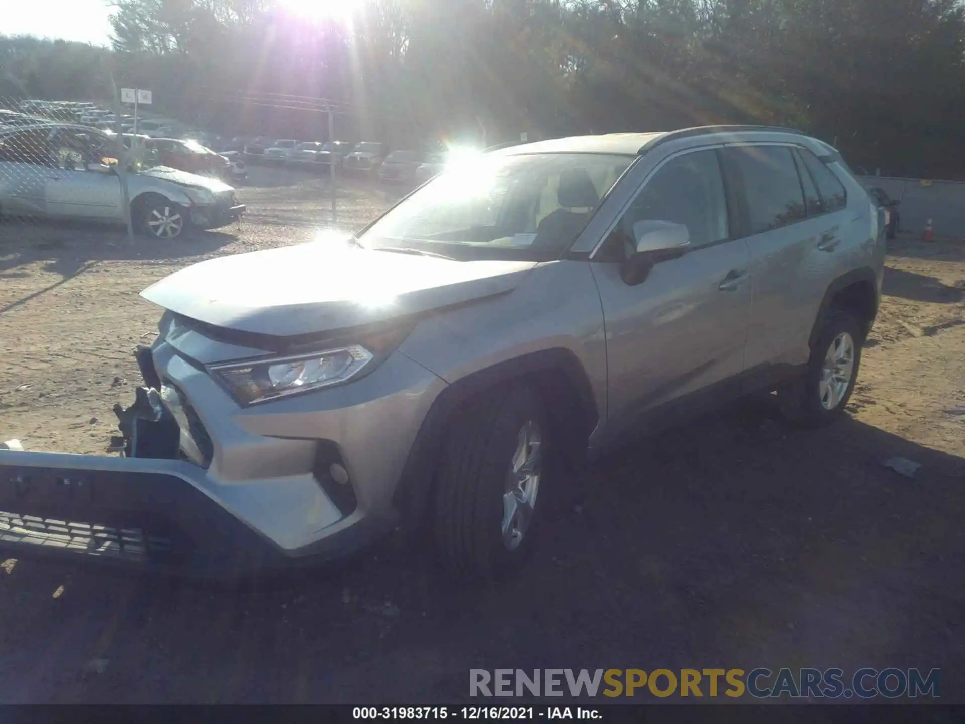 2 Photograph of a damaged car 2T3P1RFV1MC193796 TOYOTA RAV4 2021