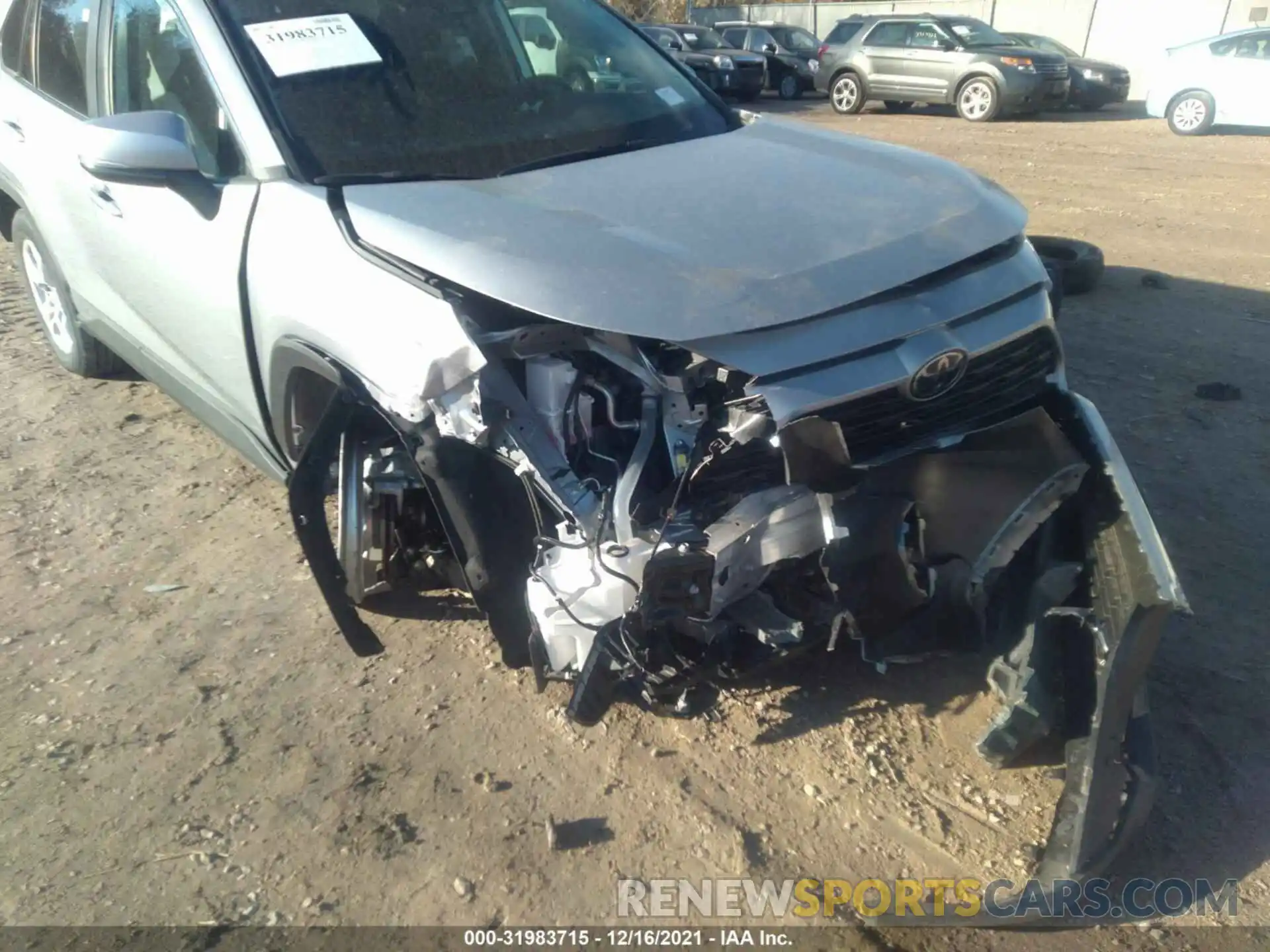 6 Фотография поврежденного автомобиля 2T3P1RFV1MC193796 TOYOTA RAV4 2021