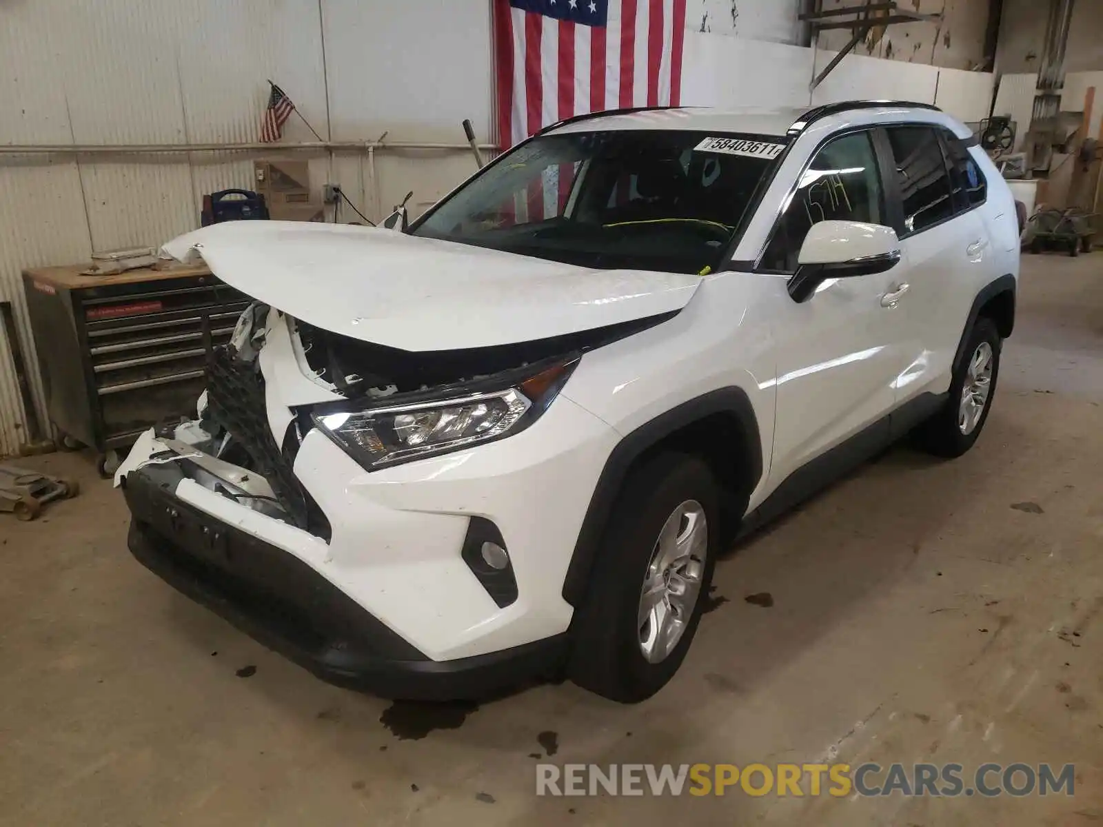 2 Photograph of a damaged car 2T3P1RFV1MC195824 TOYOTA RAV4 2021