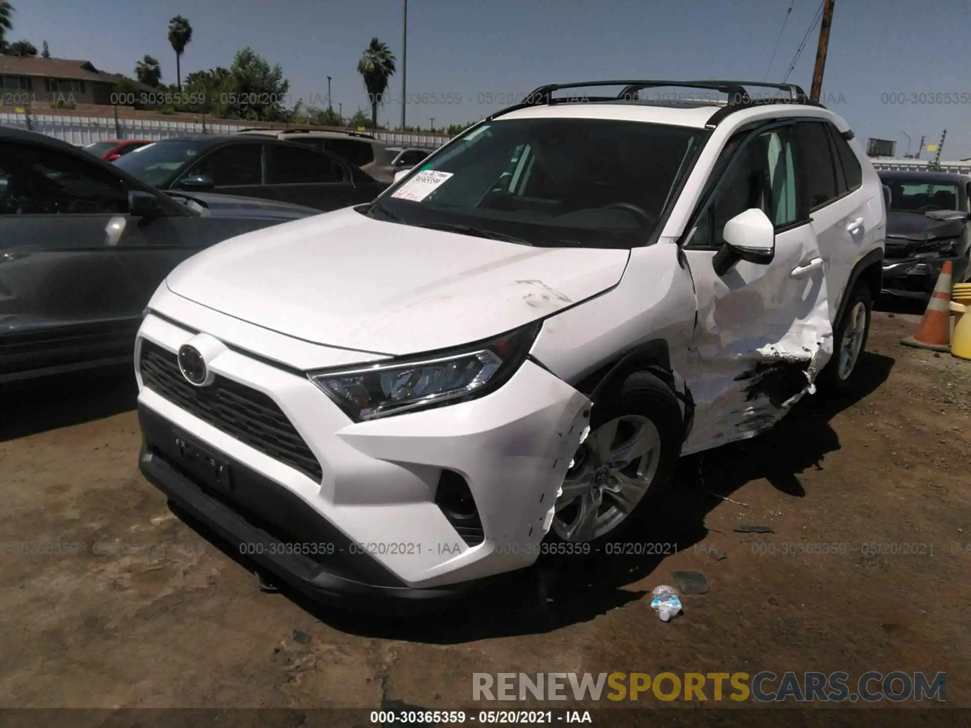 2 Photograph of a damaged car 2T3P1RFV1MC208216 TOYOTA RAV4 2021