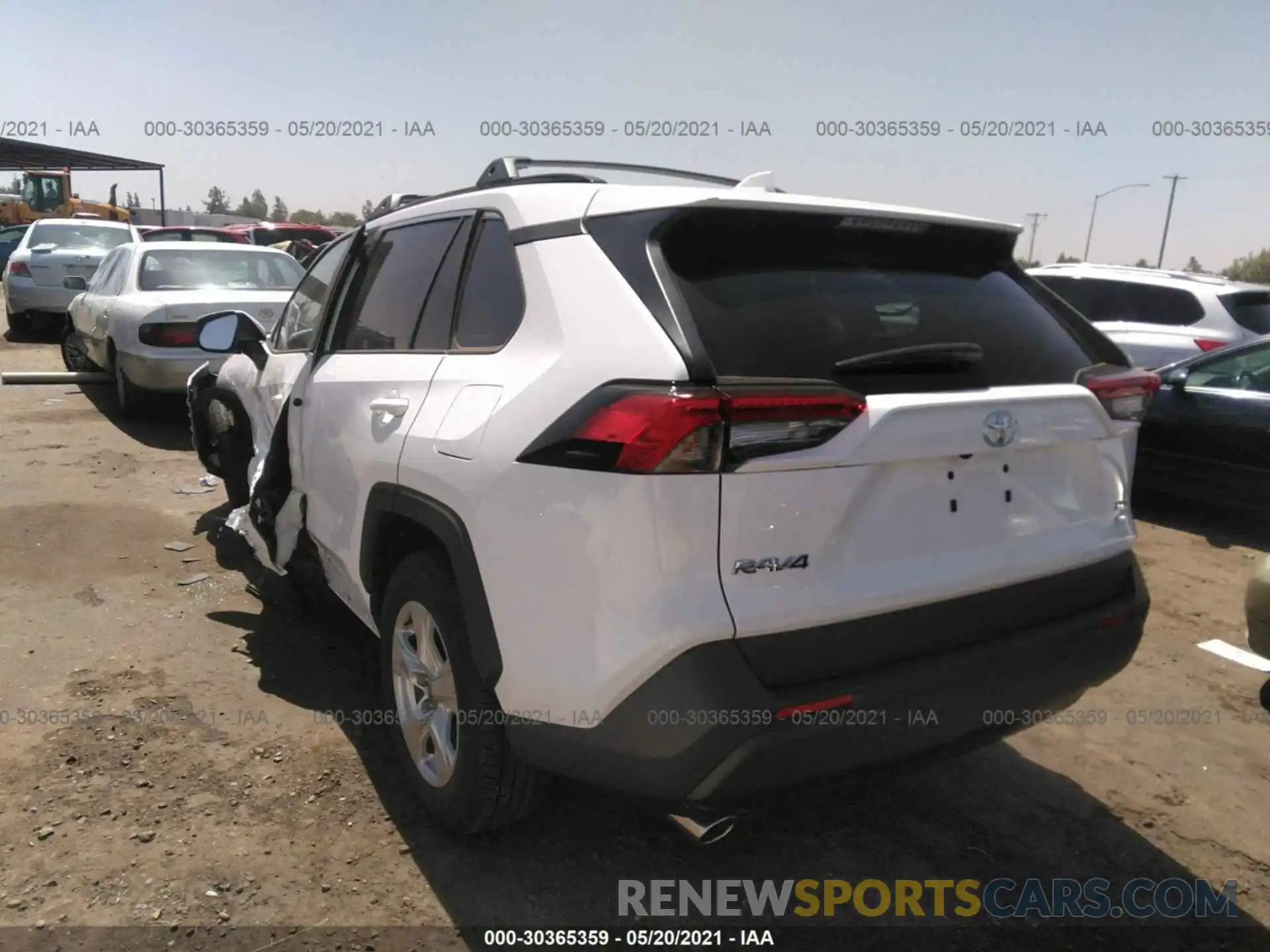 3 Photograph of a damaged car 2T3P1RFV1MC208216 TOYOTA RAV4 2021