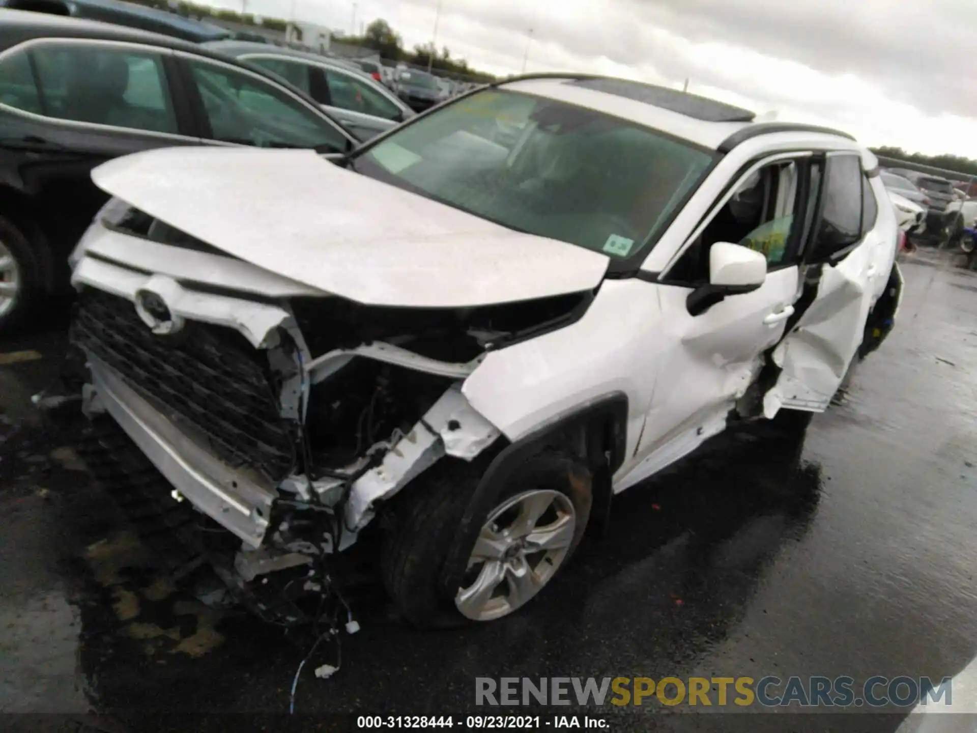 2 Photograph of a damaged car 2T3P1RFV1MC215652 TOYOTA RAV4 2021