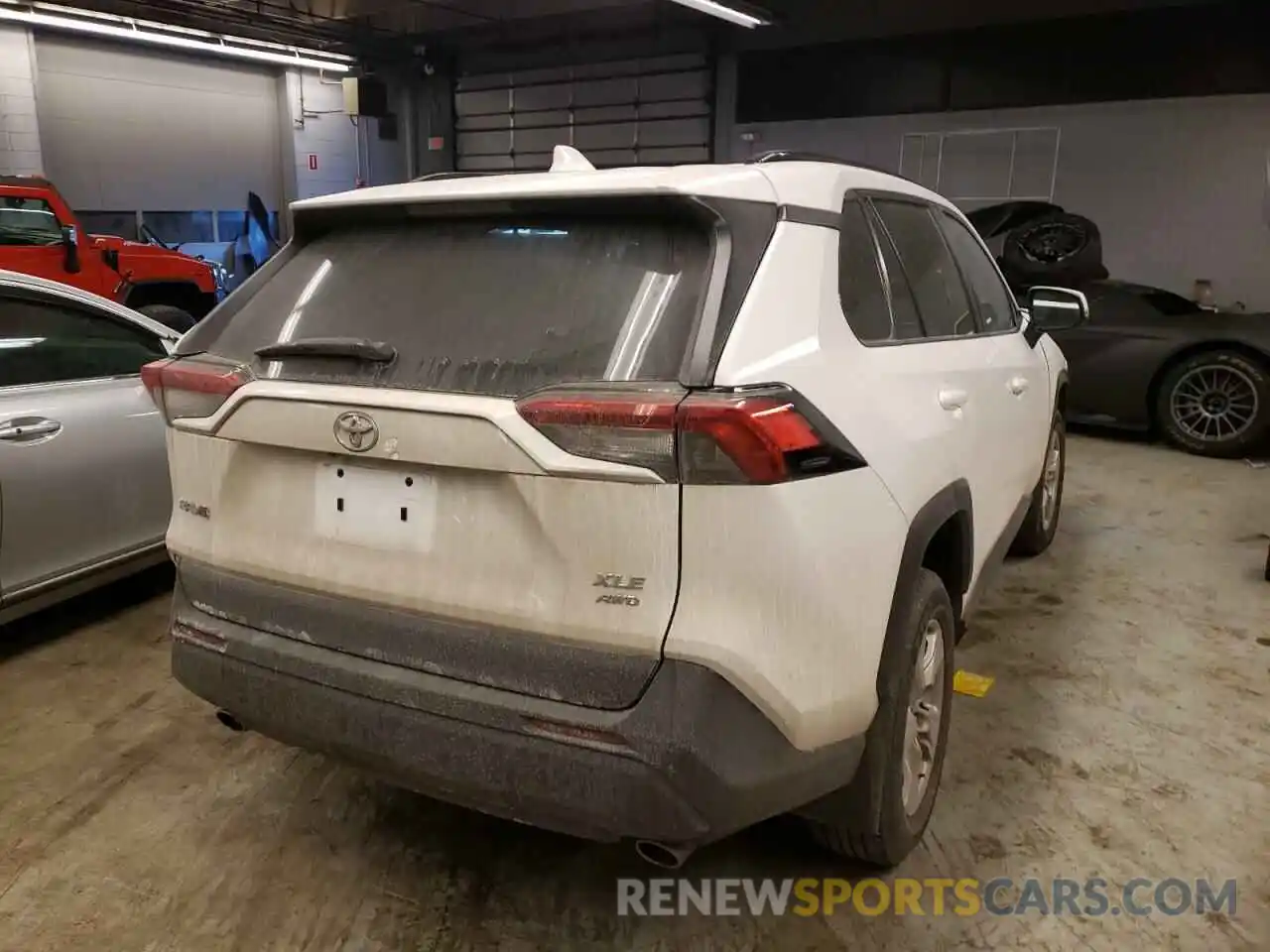 4 Фотография поврежденного автомобиля 2T3P1RFV1MC228899 TOYOTA RAV4 2021