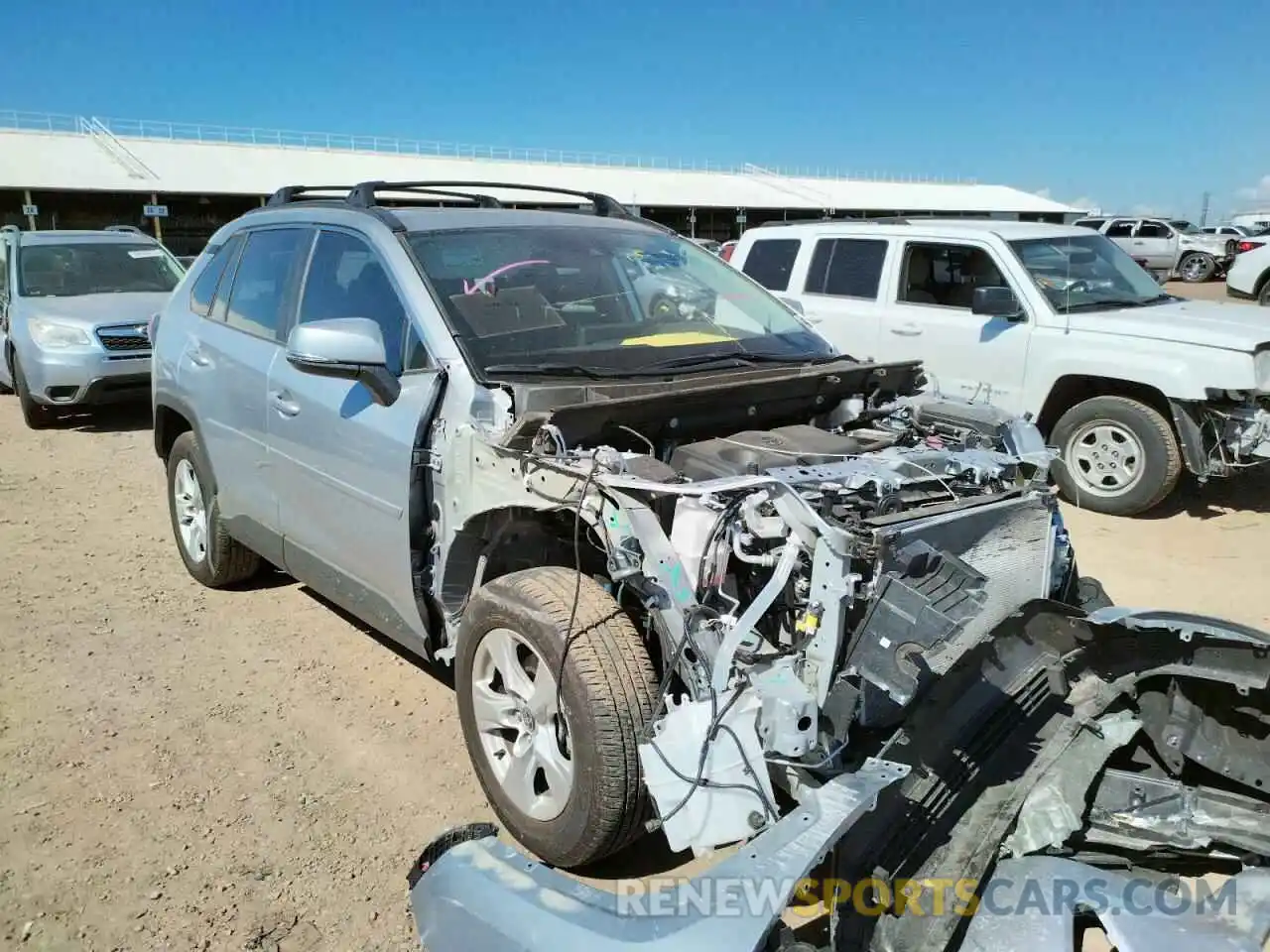 1 Photograph of a damaged car 2T3P1RFV1MC236534 TOYOTA RAV4 2021