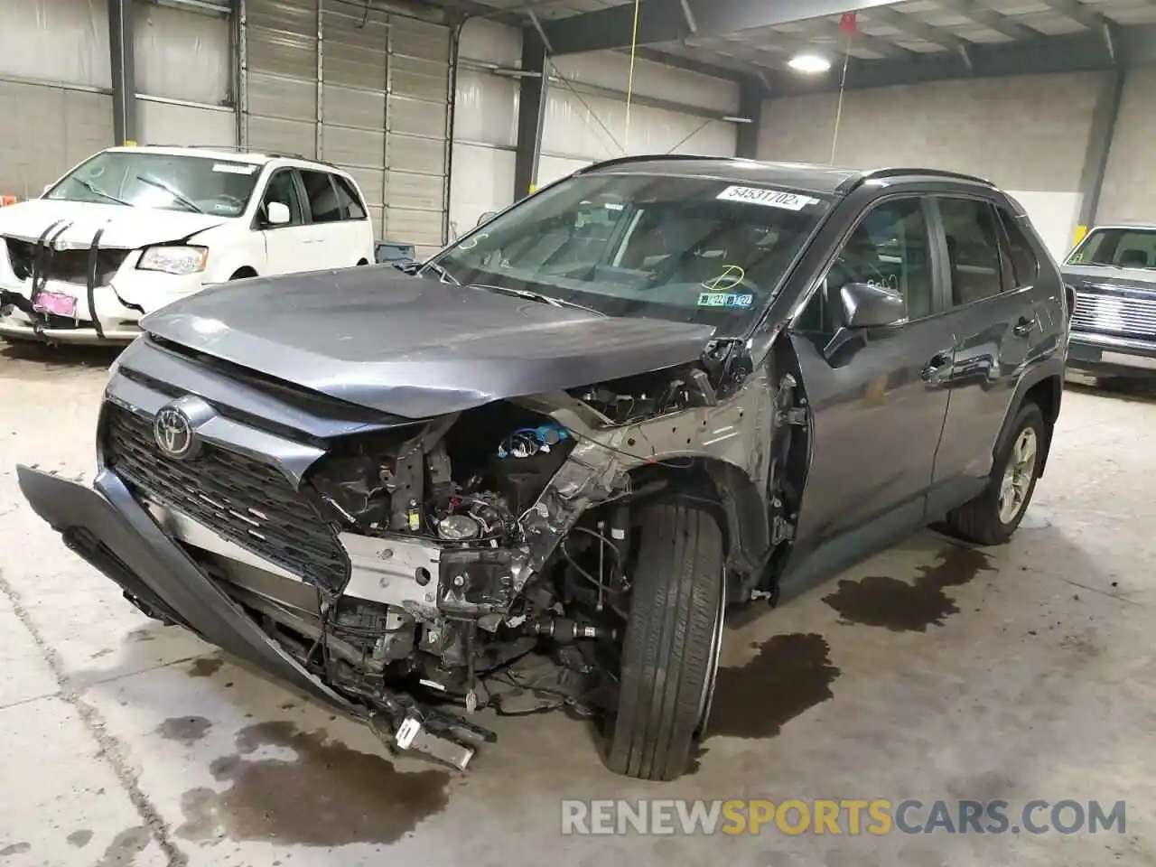 2 Photograph of a damaged car 2T3P1RFV1MC241099 TOYOTA RAV4 2021