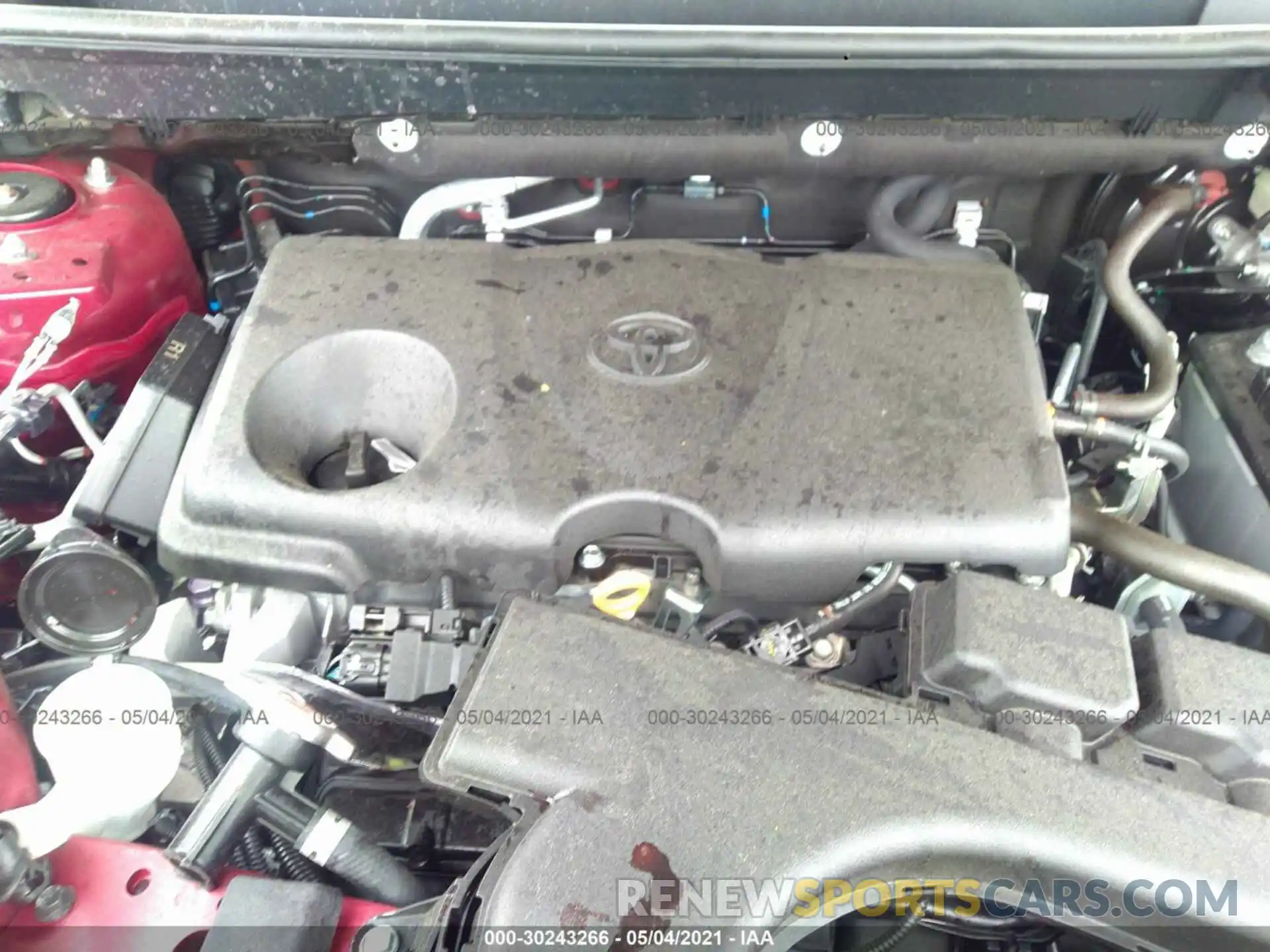 10 Фотография поврежденного автомобиля 2T3P1RFV1MW150090 TOYOTA RAV4 2021