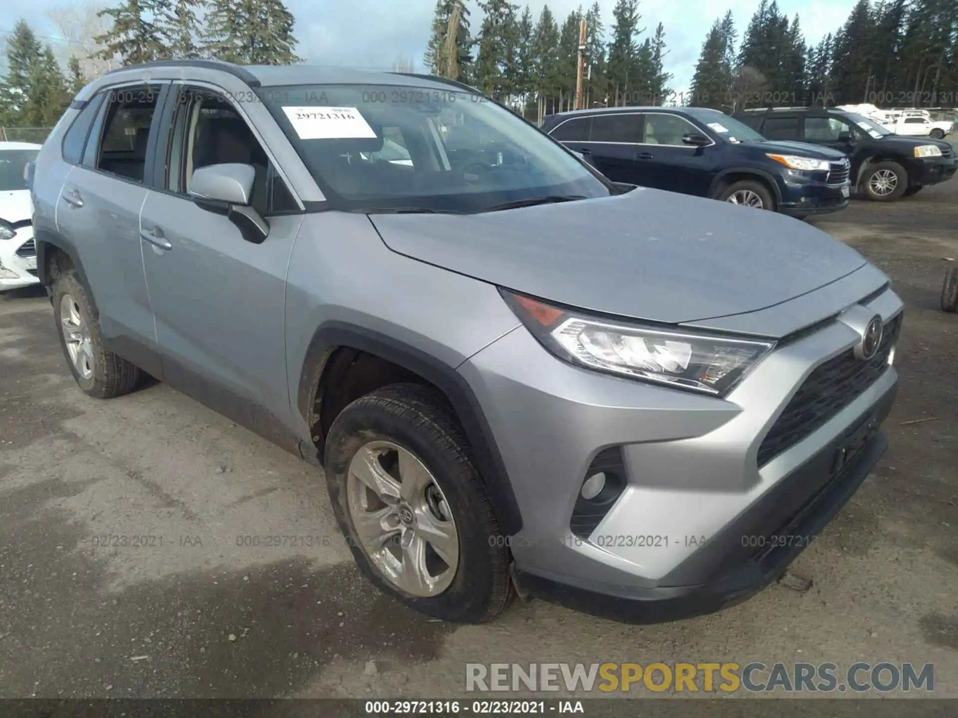 1 Photograph of a damaged car 2T3P1RFV1MW160389 TOYOTA RAV4 2021