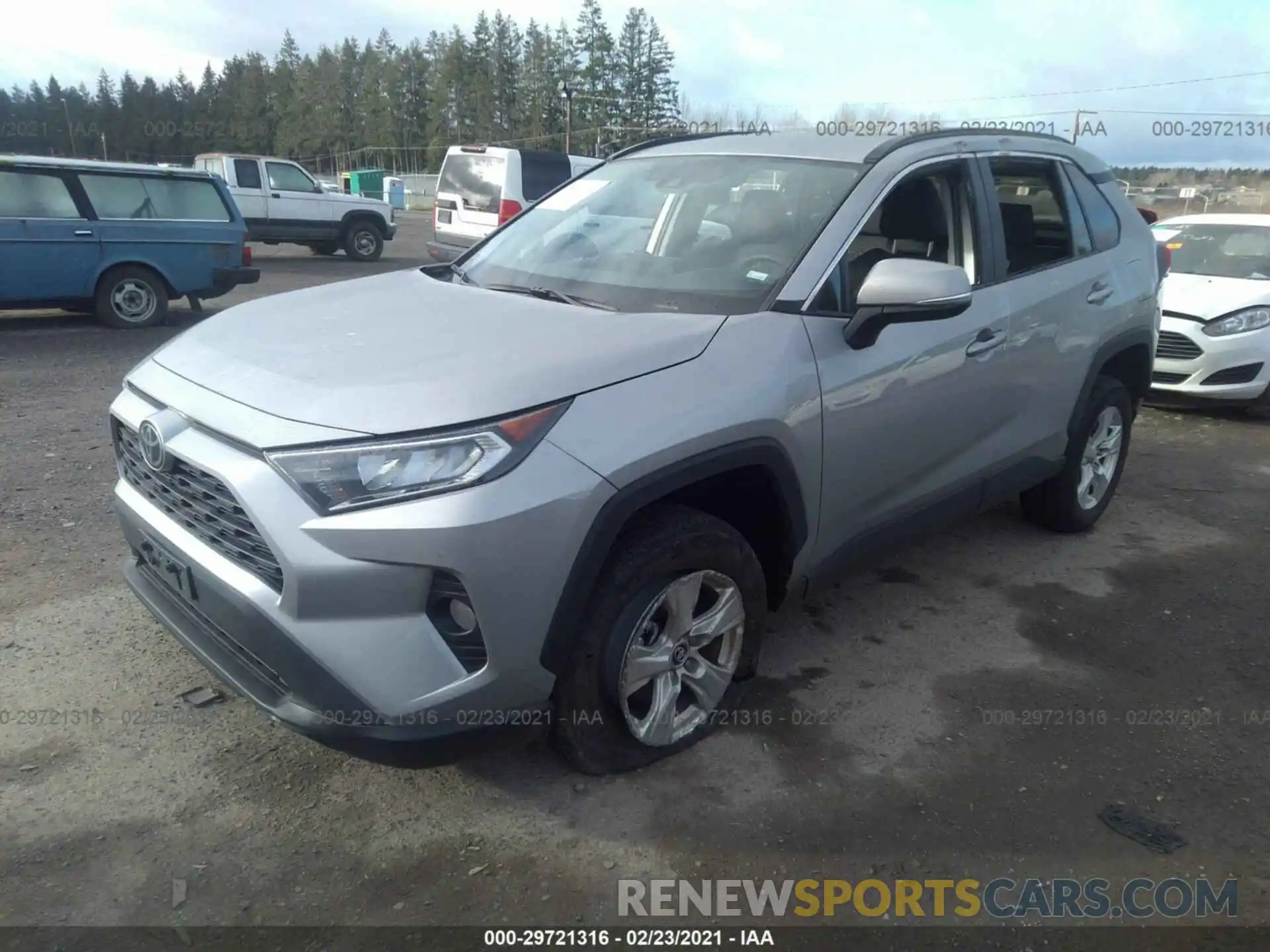 2 Фотография поврежденного автомобиля 2T3P1RFV1MW160389 TOYOTA RAV4 2021