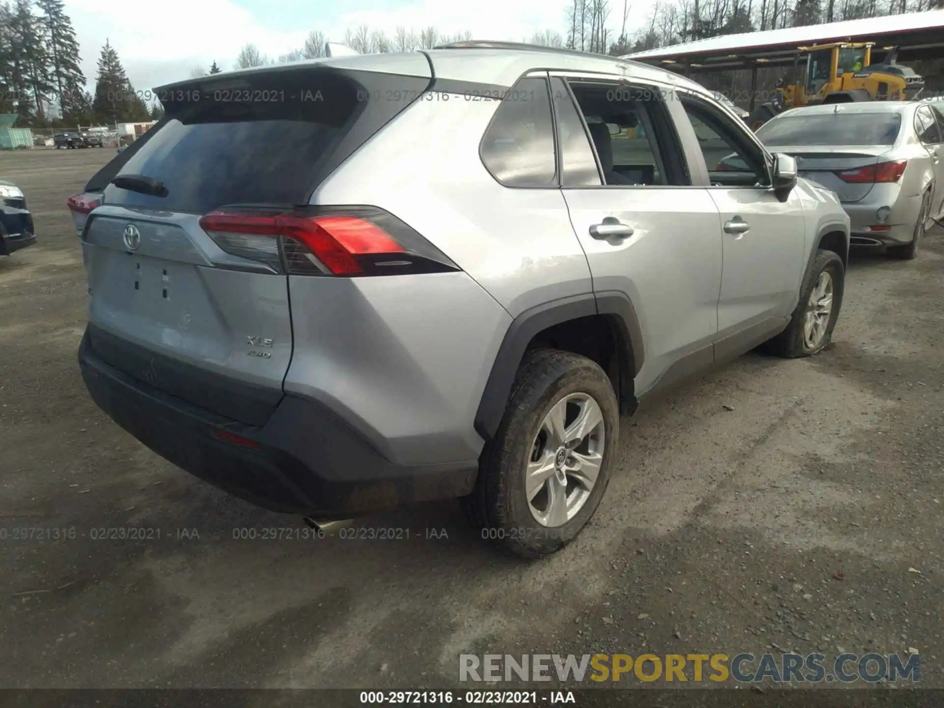 4 Фотография поврежденного автомобиля 2T3P1RFV1MW160389 TOYOTA RAV4 2021