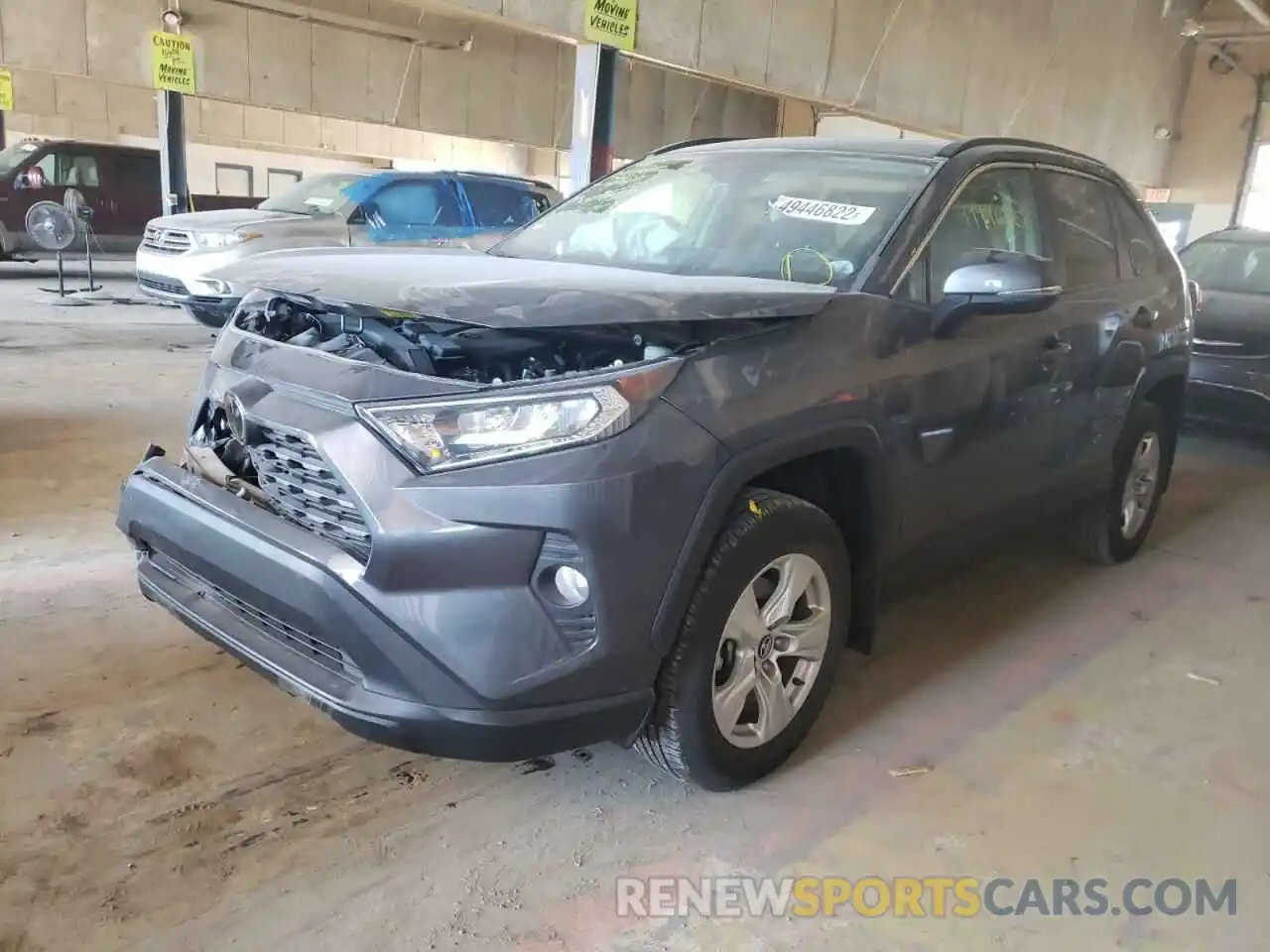 2 Photograph of a damaged car 2T3P1RFV1MW161767 TOYOTA RAV4 2021