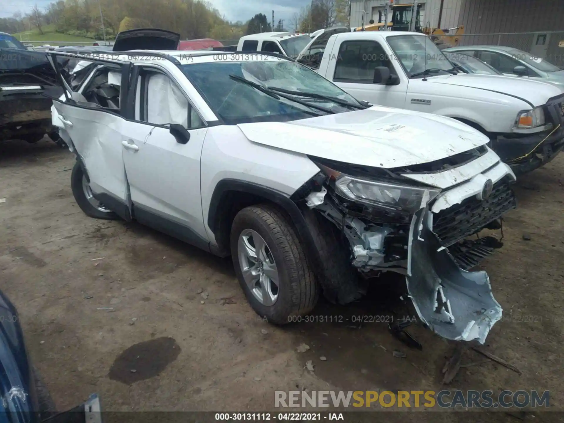 1 Photograph of a damaged car 2T3P1RFV1MW165558 TOYOTA RAV4 2021