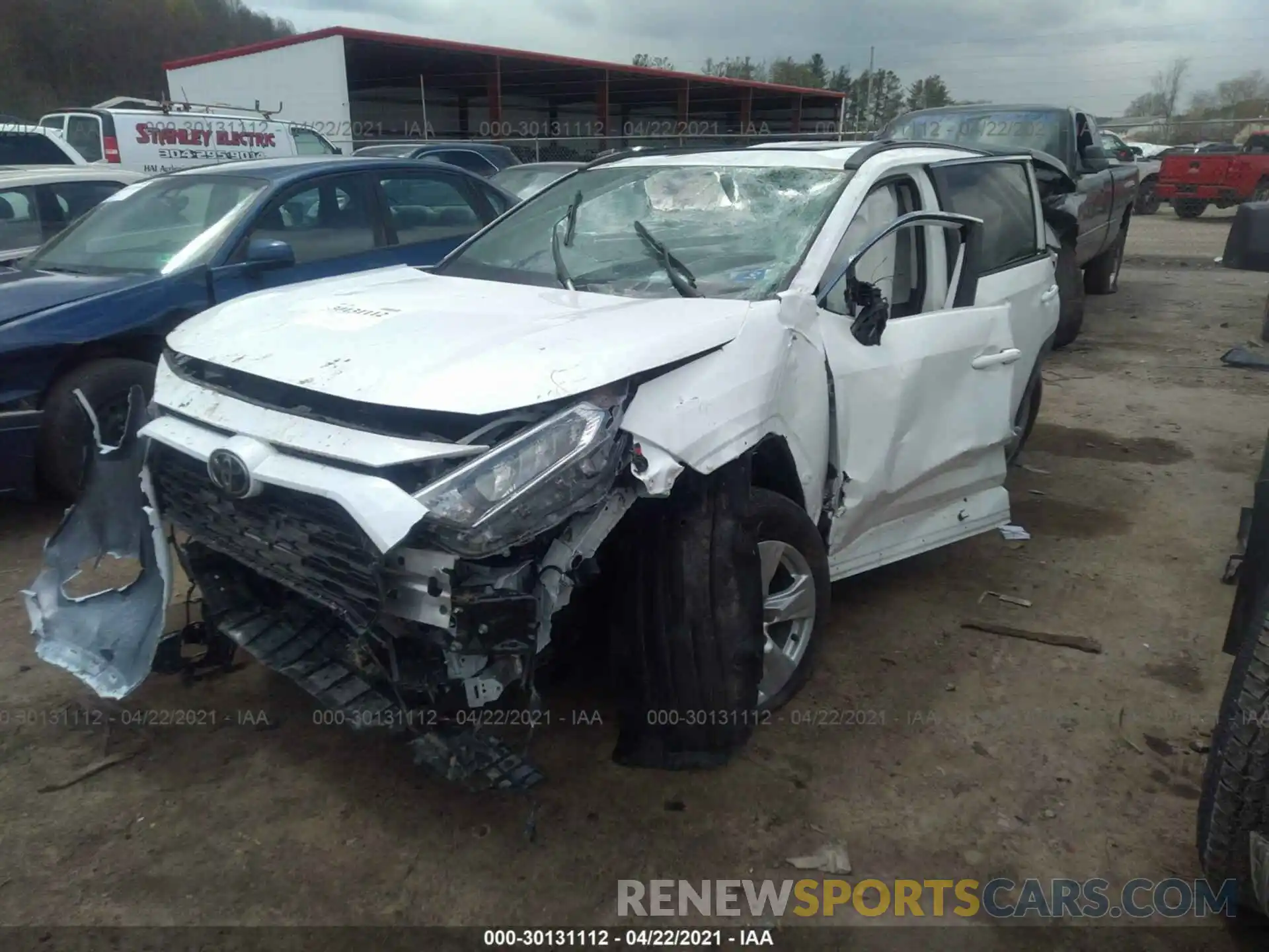 2 Photograph of a damaged car 2T3P1RFV1MW165558 TOYOTA RAV4 2021