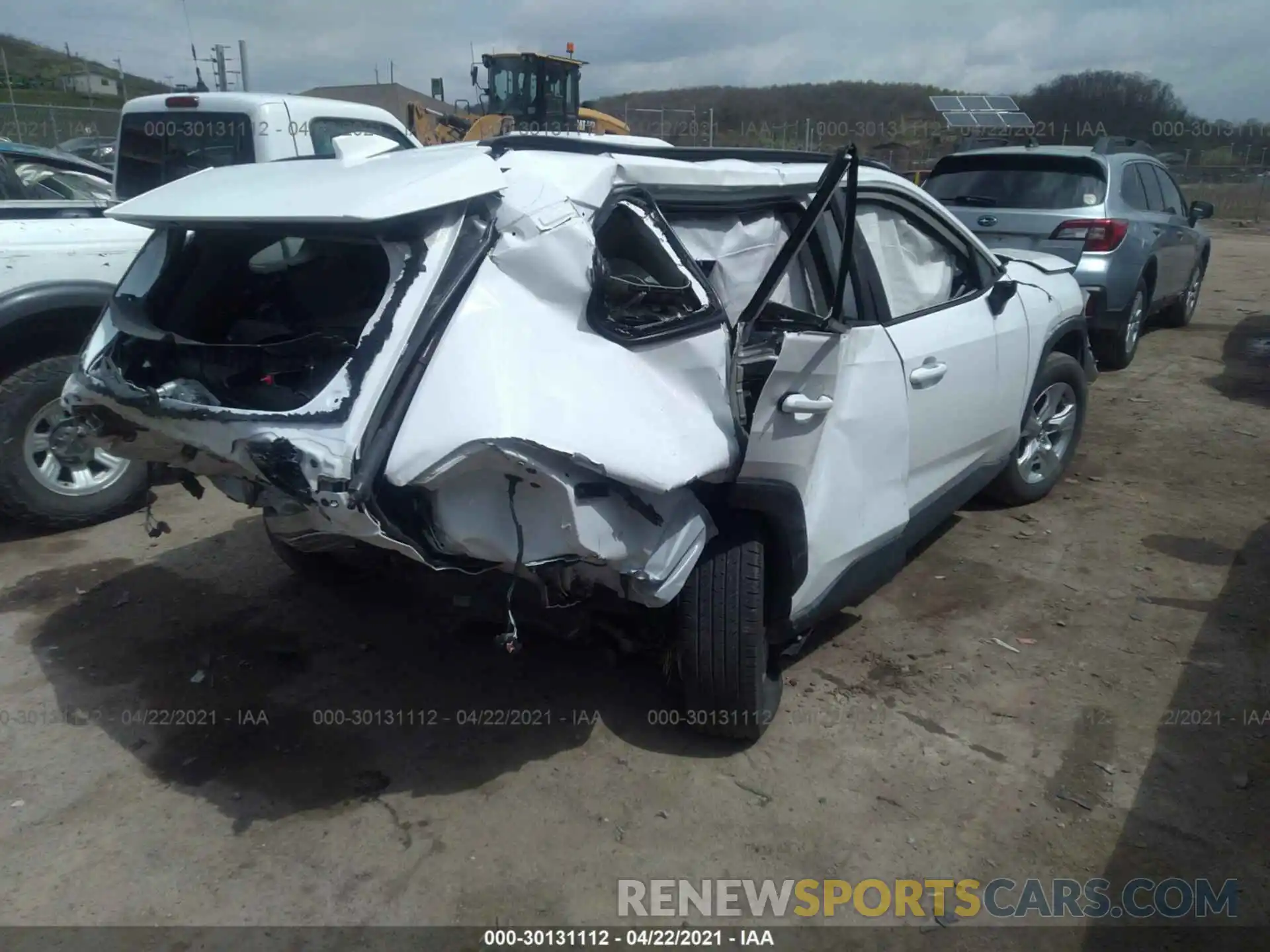 4 Фотография поврежденного автомобиля 2T3P1RFV1MW165558 TOYOTA RAV4 2021