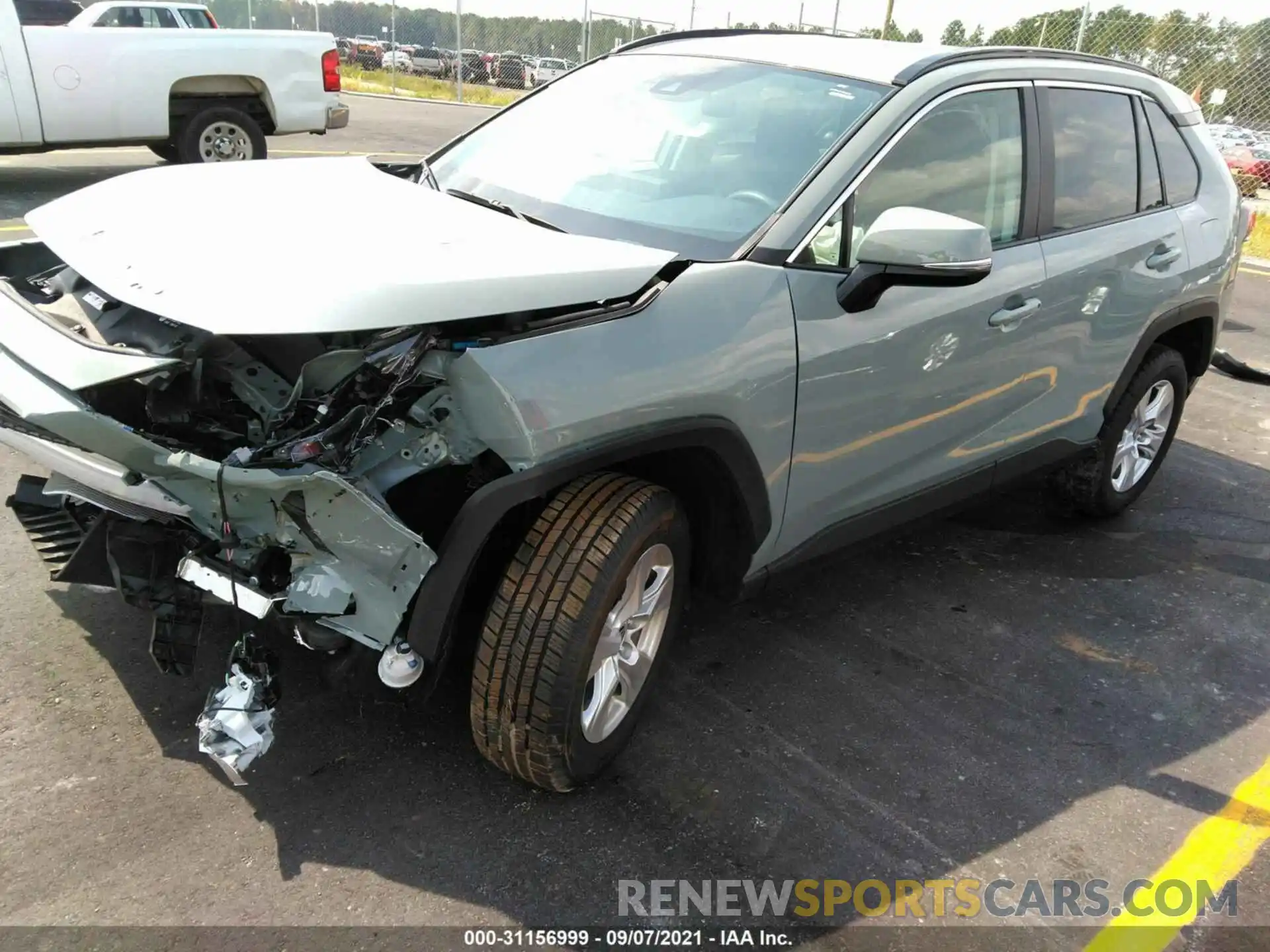 2 Photograph of a damaged car 2T3P1RFV1MW172929 TOYOTA RAV4 2021