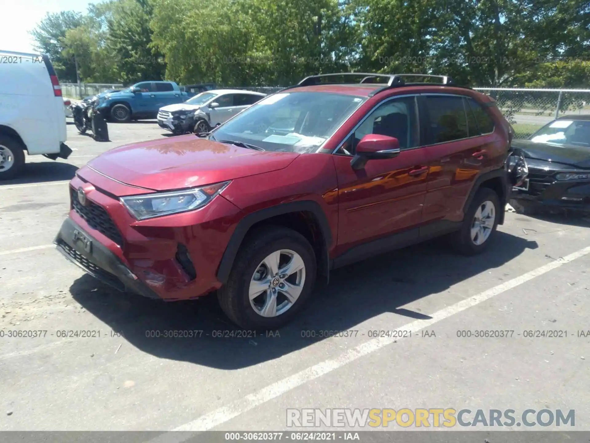 2 Photograph of a damaged car 2T3P1RFV1MW175992 TOYOTA RAV4 2021